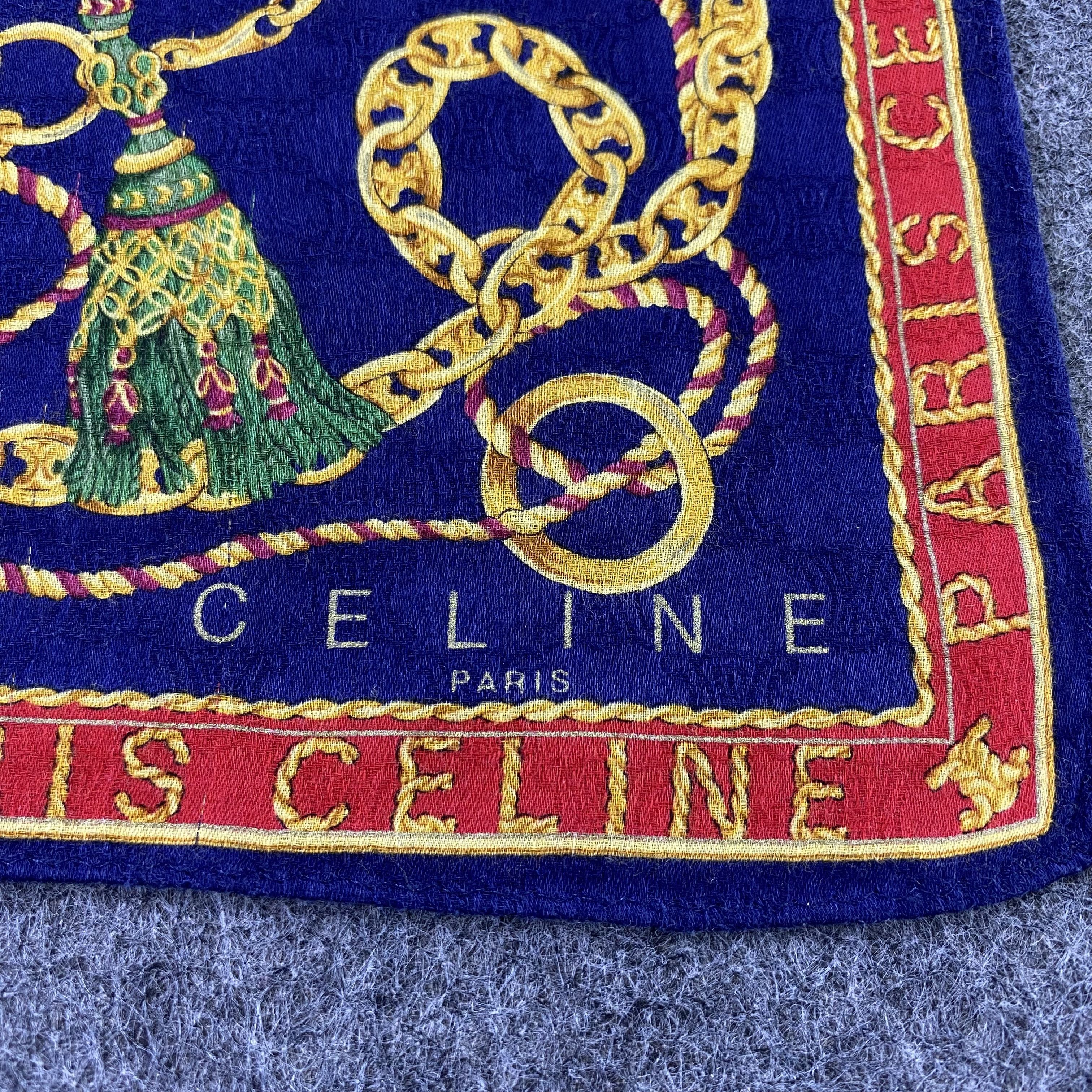 Celine Celine Handkerchief Neckerchief Bandana-B1729 Size ONE SIZE - 7 Thumbnail