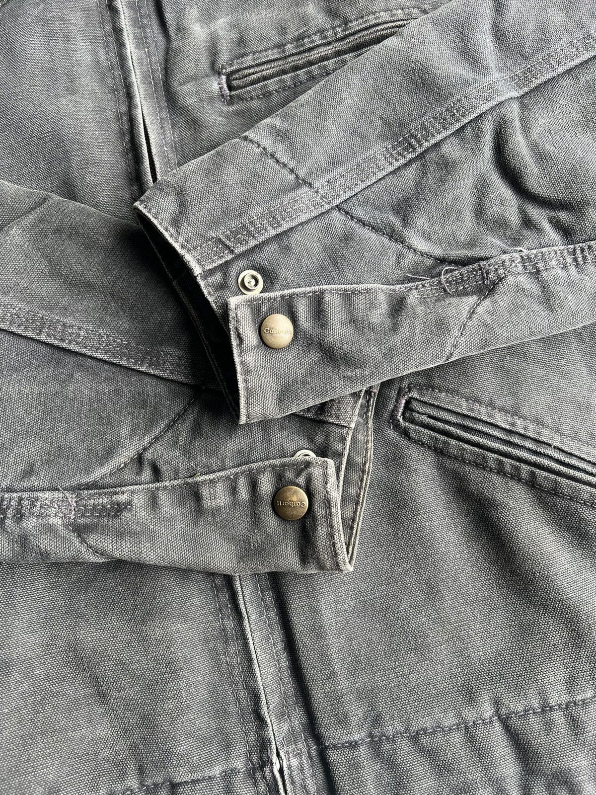 Carhartt × Vintage Carhartt Detroit Jacket WJ097 PTL / Petrol Gray 2007 Size US S / EU 44-46 / 1 - 3 Thumbnail