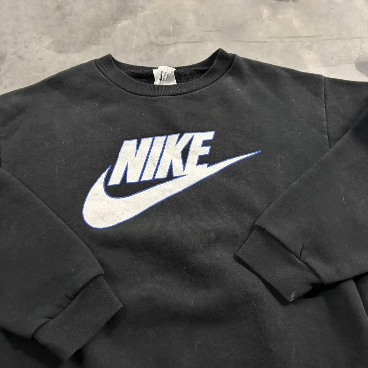 Nike Vintage 90s Black Nike Made In USA Streetwear Essential Hoodie! Size XS / US 0-2 / IT 36-38 - 5 Thumbnail