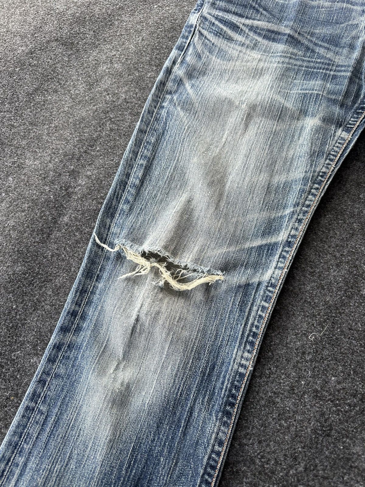 Edwin × If Six Was Nine × Japanese Brand Edwin Blue Trip Vintage Red Trademark Denim Size 30 F78 Size US 30 / EU 46 - 6 Thumbnail