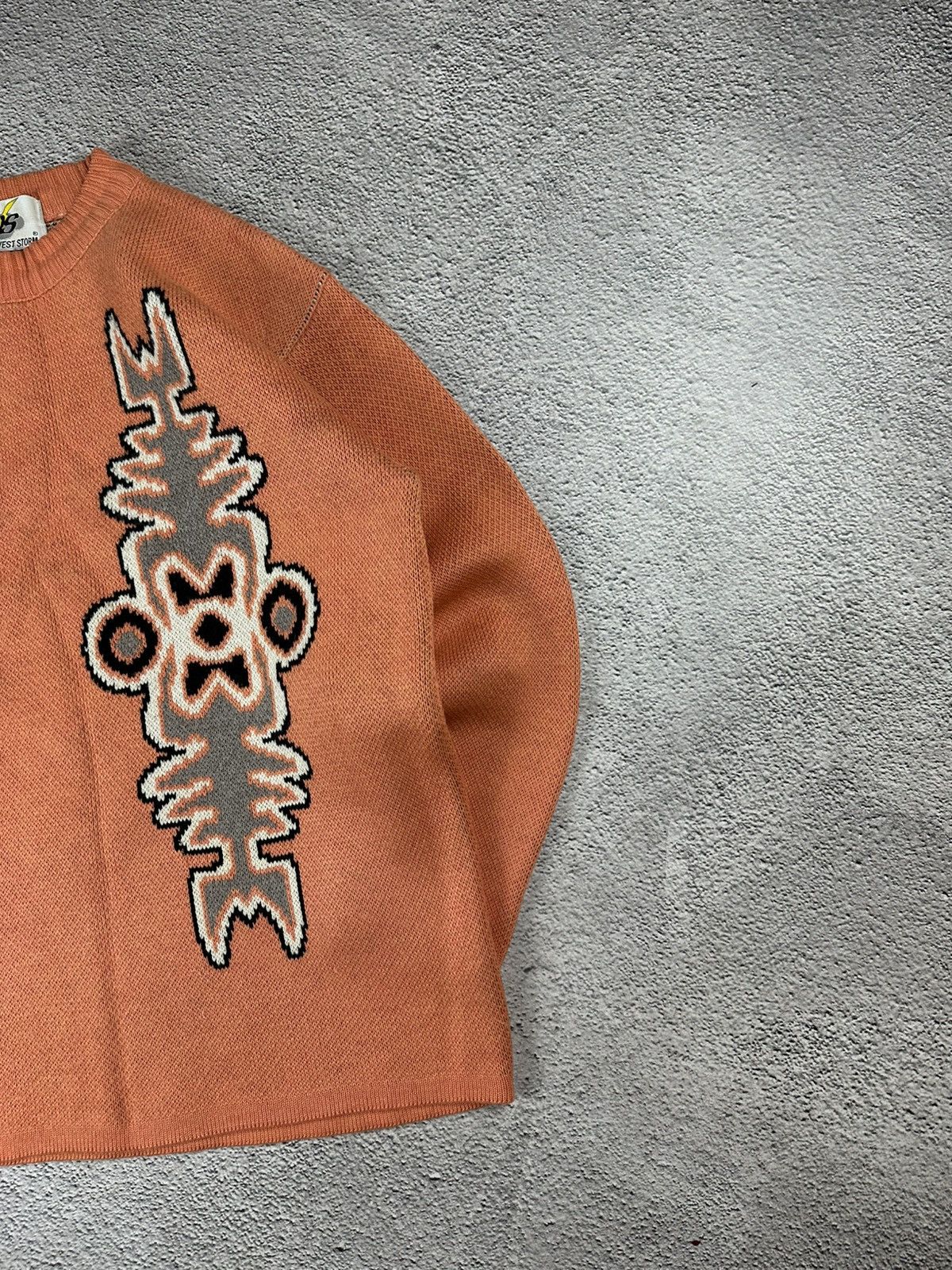 Japanese Brand Vintage Knitwear Japan Ribbed Sweater 90s Abstract Graphic Size US XL / EU 56 / 4 - 5 Thumbnail