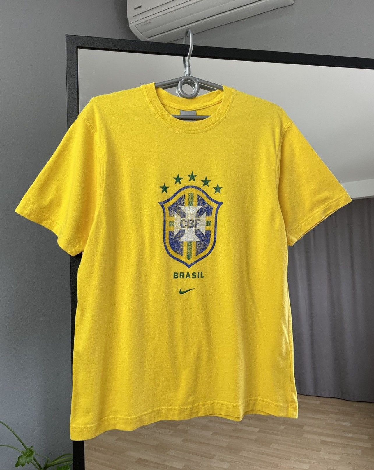 Nike Vintage Y2K Nike FC Brasil Soccer Jersey Blockcore Tee Size US M / EU 48-50 / 2 - 1 Thumbnail