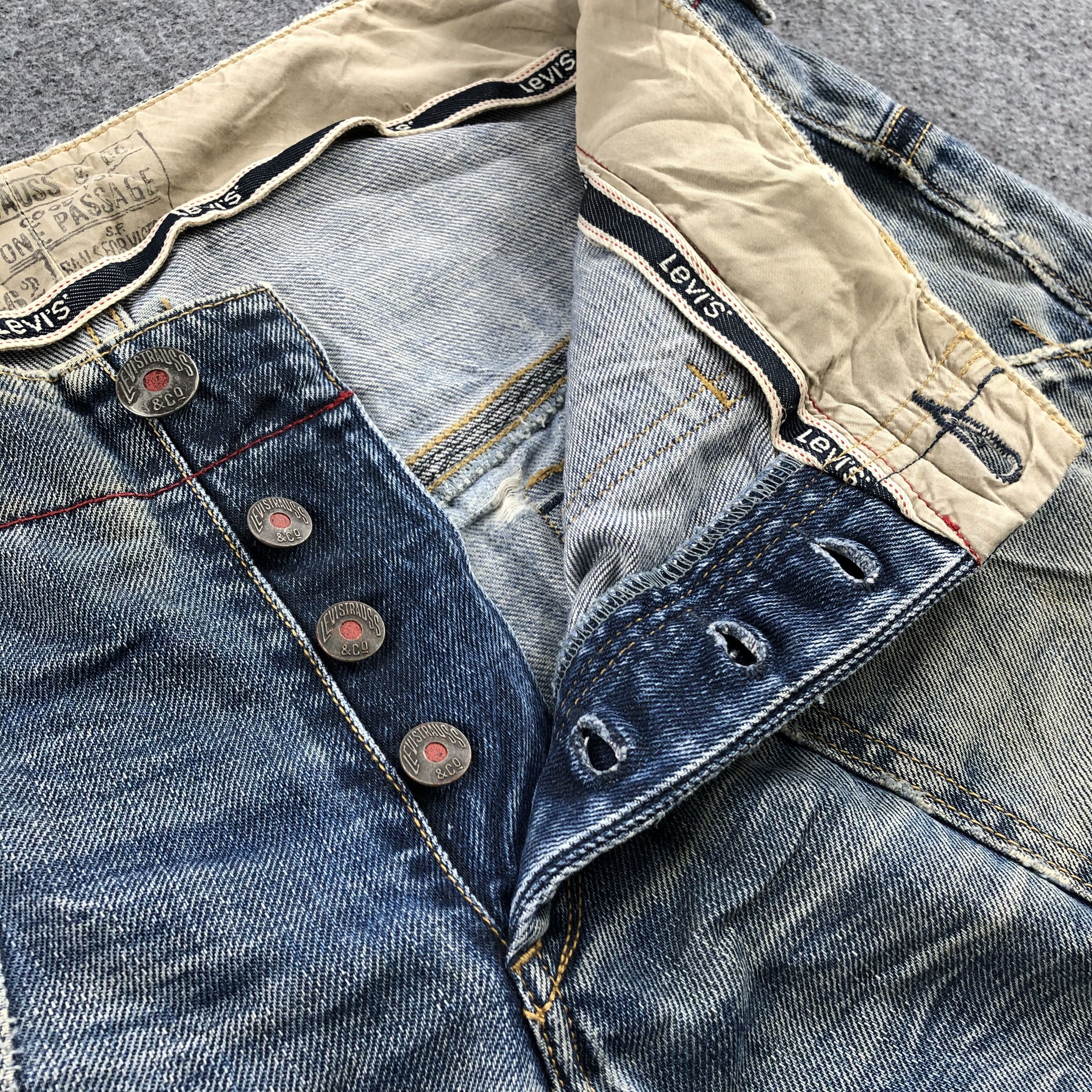 Levi's Vintage Levis San Francisco Jeans Faded Blue Denim KJ456 Size US 34 / EU 50 - 9 Thumbnail