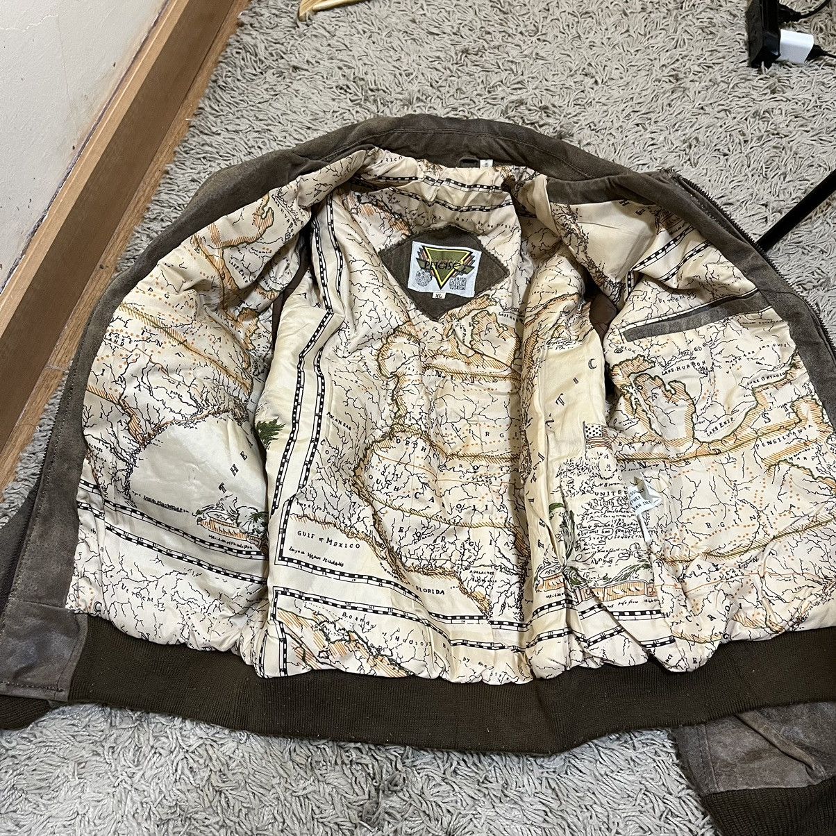 Vintage 1990's Phase 2 U.S Military Genuine Leather Flight Jacket Size US XL / EU 56 / 4 - 20 Thumbnail
