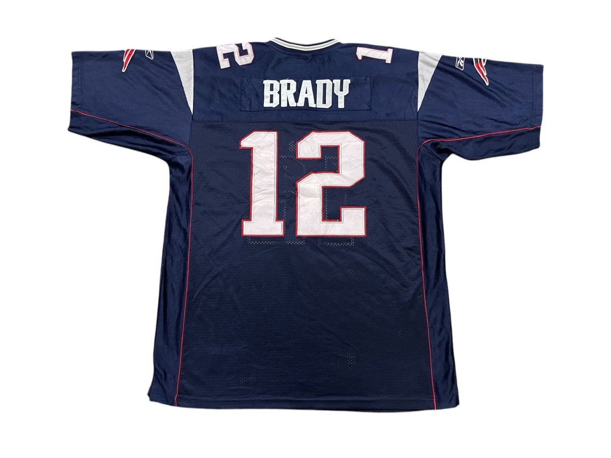 VINTAGE NFL NEW ENGLAND PATRIOTS JERSEY TOM BRADY 12