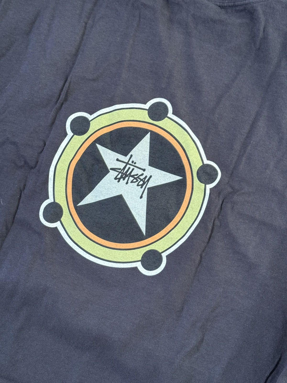 Stussy Stussy Ranger 1905157 Pigment Dyed Black Tee T-Shirt Large Size US L / EU 52-54 / 3 - 8 Thumbnail