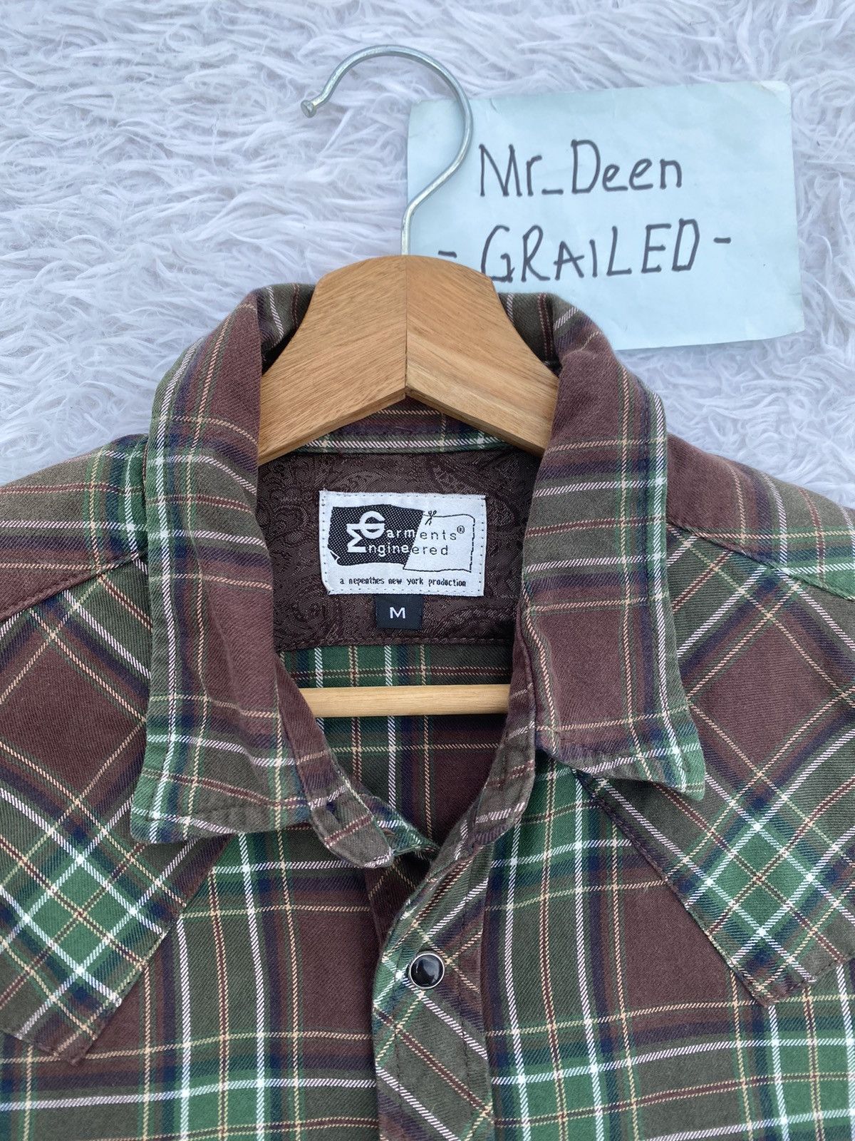Engineered Garments Rare Engineered Garments Checkered Buttons Shirt Size US M / EU 48-50 / 2 - 9 Thumbnail