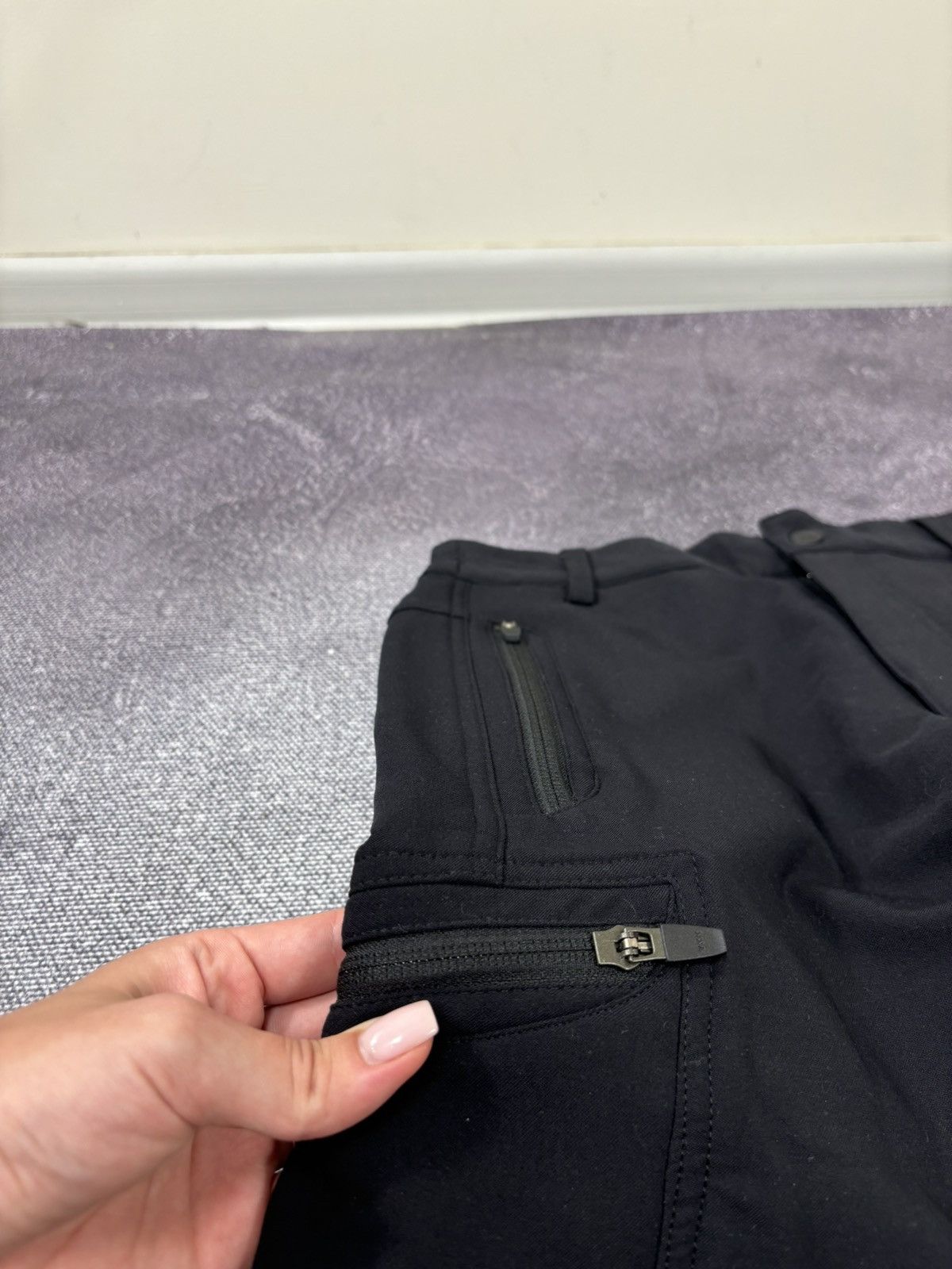 Marmot Vintage Marmot Men’s Heavy Nylon Zip Black Outdoor Pants Size US 30 / EU 46 - 10 Thumbnail