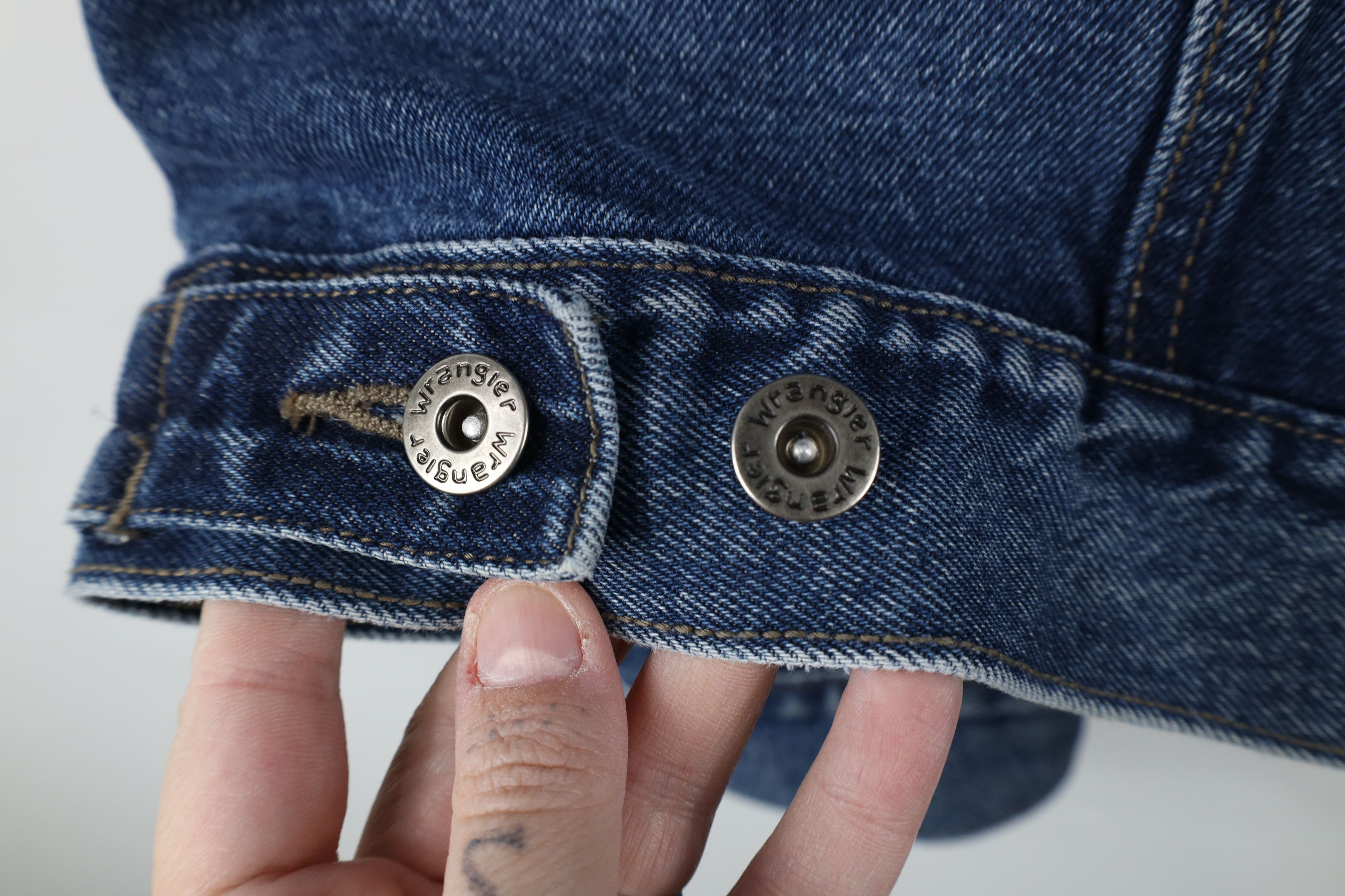 Vintage × Wrangler Vintage Wrangler Denim Jean Trucker Jacket Blue Cotton Size US XXL / EU 58 / 5 - 13 Thumbnail