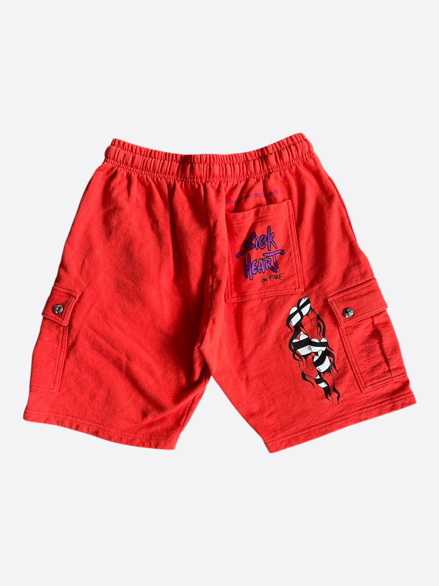 Chrome Hearts Chrome Hearts Matty Boy Red Spark Cargo Shorts Size US 34 / EU 50 - 2 Thumbnail