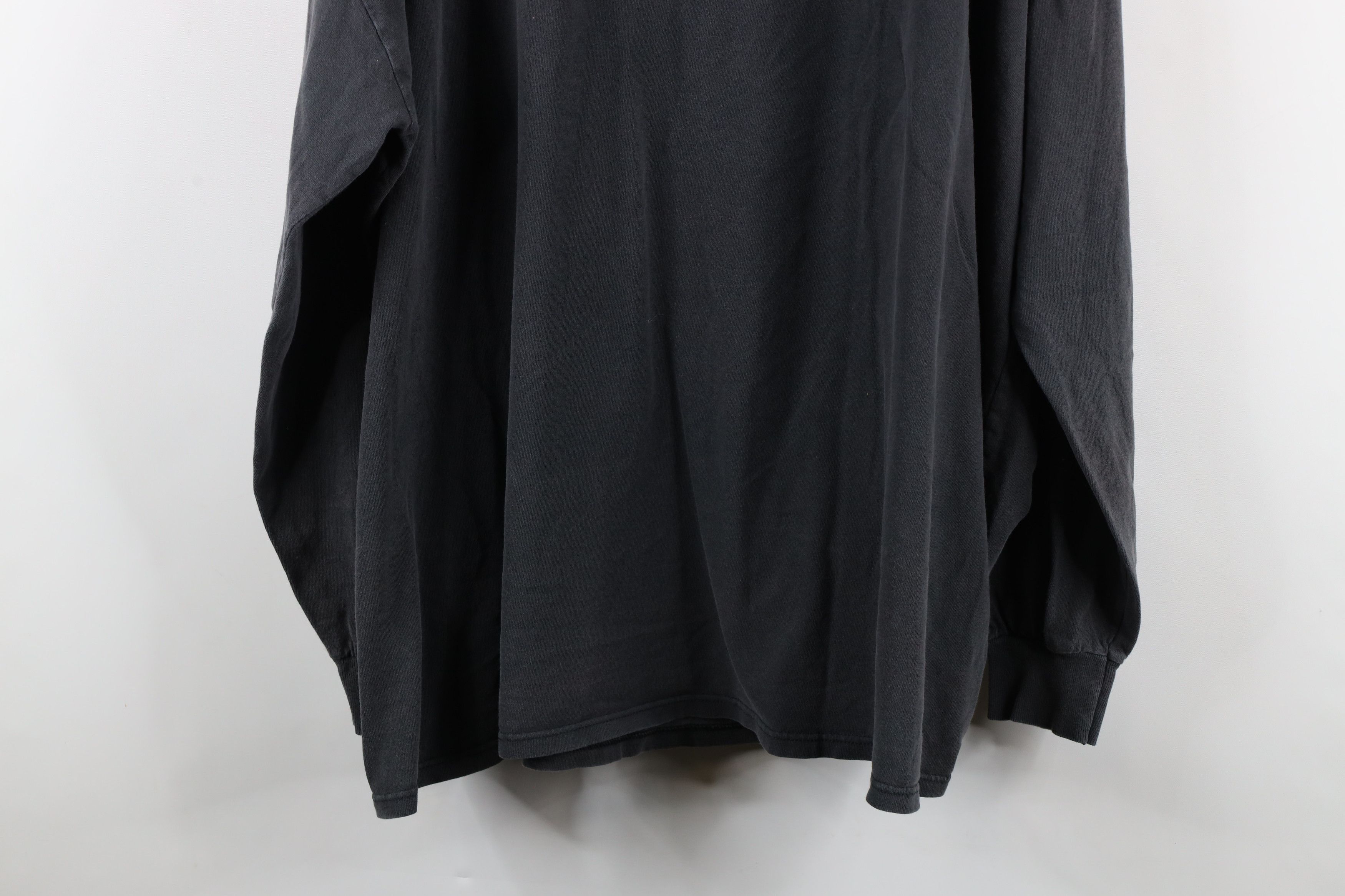 Vintage Vintage 90s Union Made Long Sleeve T-Shirt Gray USA Cotton Size US XXL / EU 58 / 5 - 12 Thumbnail