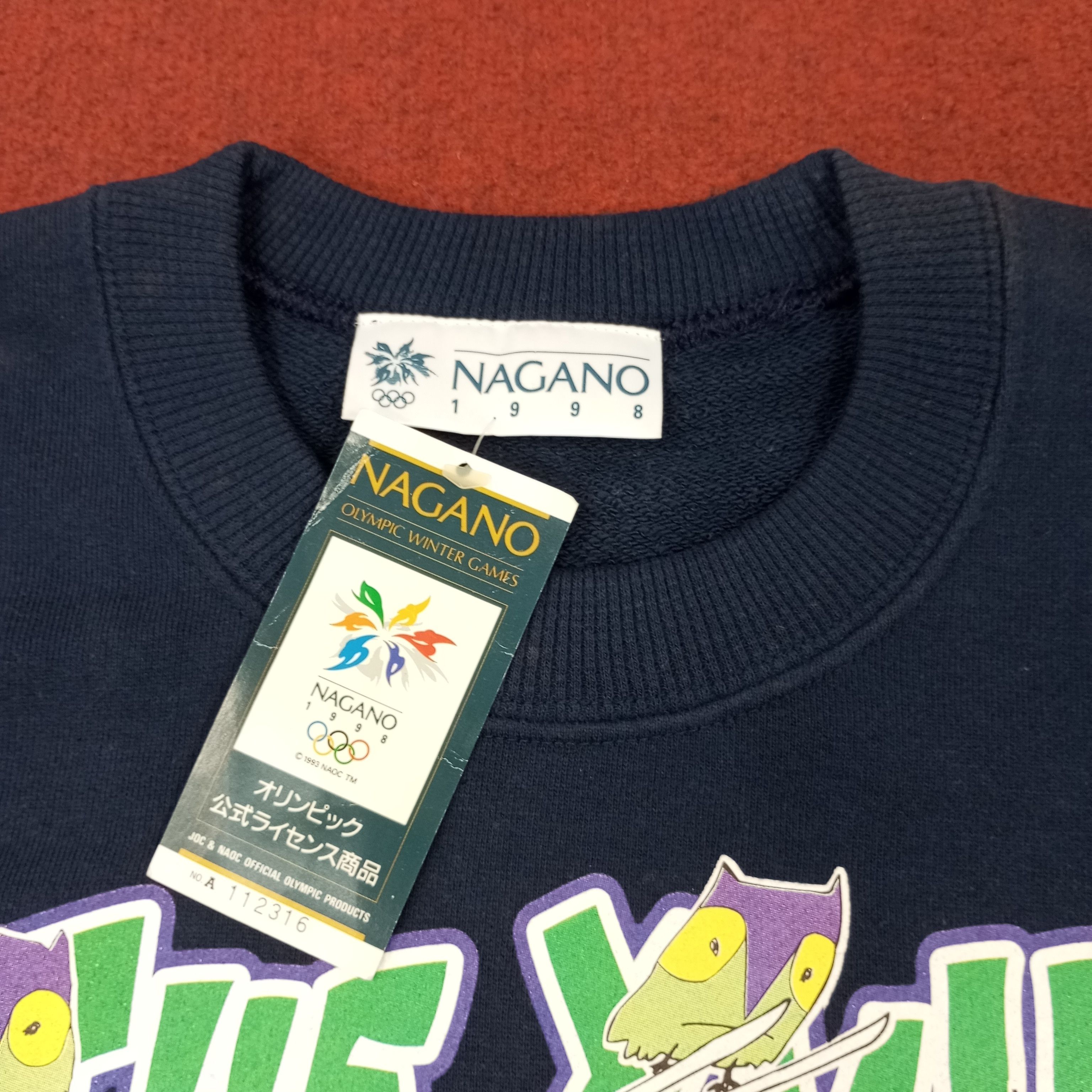 USA Olympics × Vintage Olympic Nagano 1998 Winter Games Vintage Sweatshirt Size US M / EU 48-50 / 2 - 3 Thumbnail