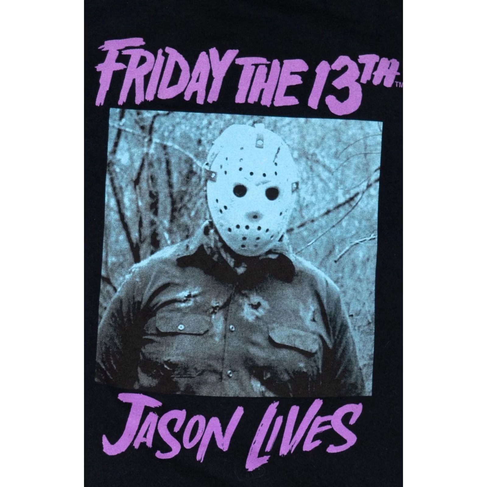 Vintage VINTAGE Friday The 13th "Jason Lives" T-Shirt Unisex Adults Medium Black Short Sleeve Mens Size US M / EU 48-50 / 2 - 2 Thumbnail