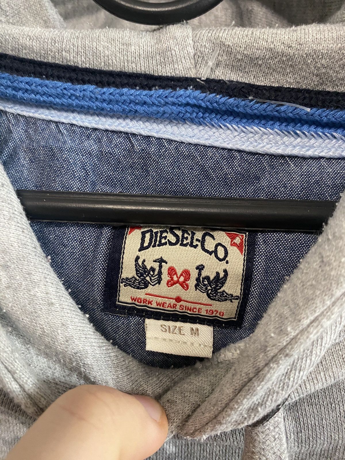 Diesel × Vintage Vintage Diesel Hoodie Big Logo Size US M / EU 48-50 / 2 - 4 Thumbnail