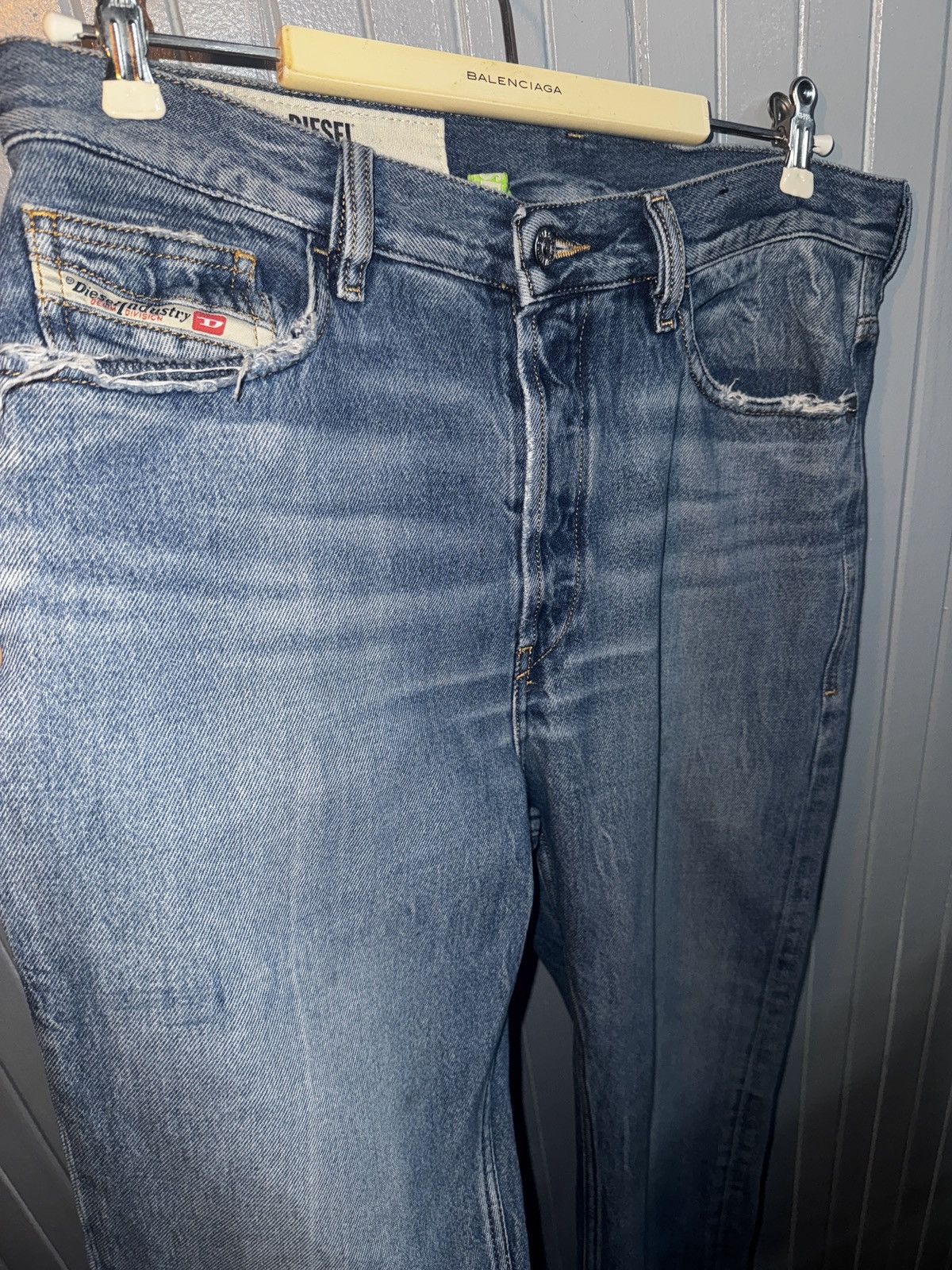 Diesel Diesel D-MACS Straight Jeans W29 L32 Size US 29 - 5 Thumbnail