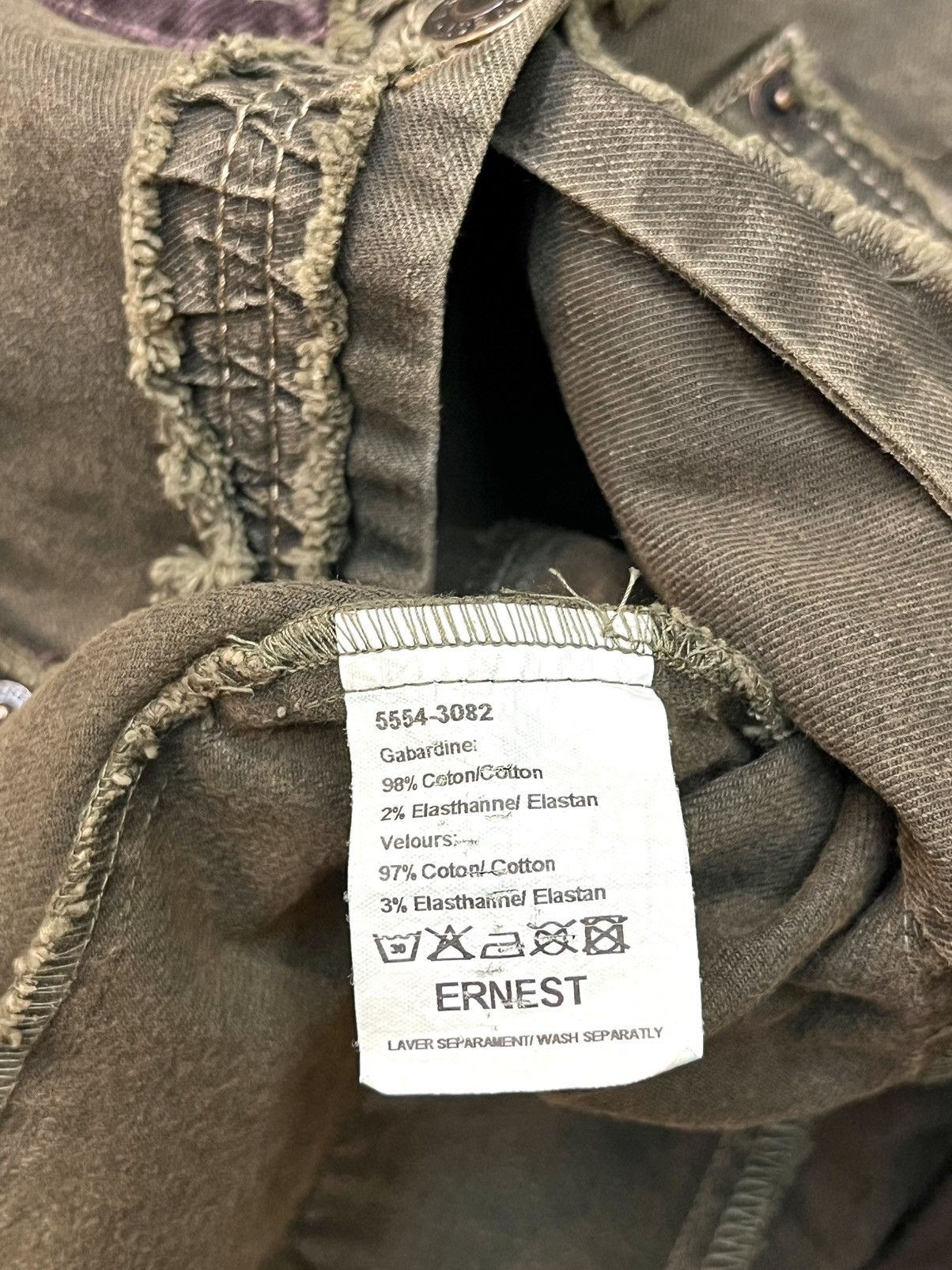 Designer × Japanese Brand 2YK ERNEST JAPAN- Vkei Patchwork Jacket Size US M / EU 48-50 / 2 - 8 Thumbnail