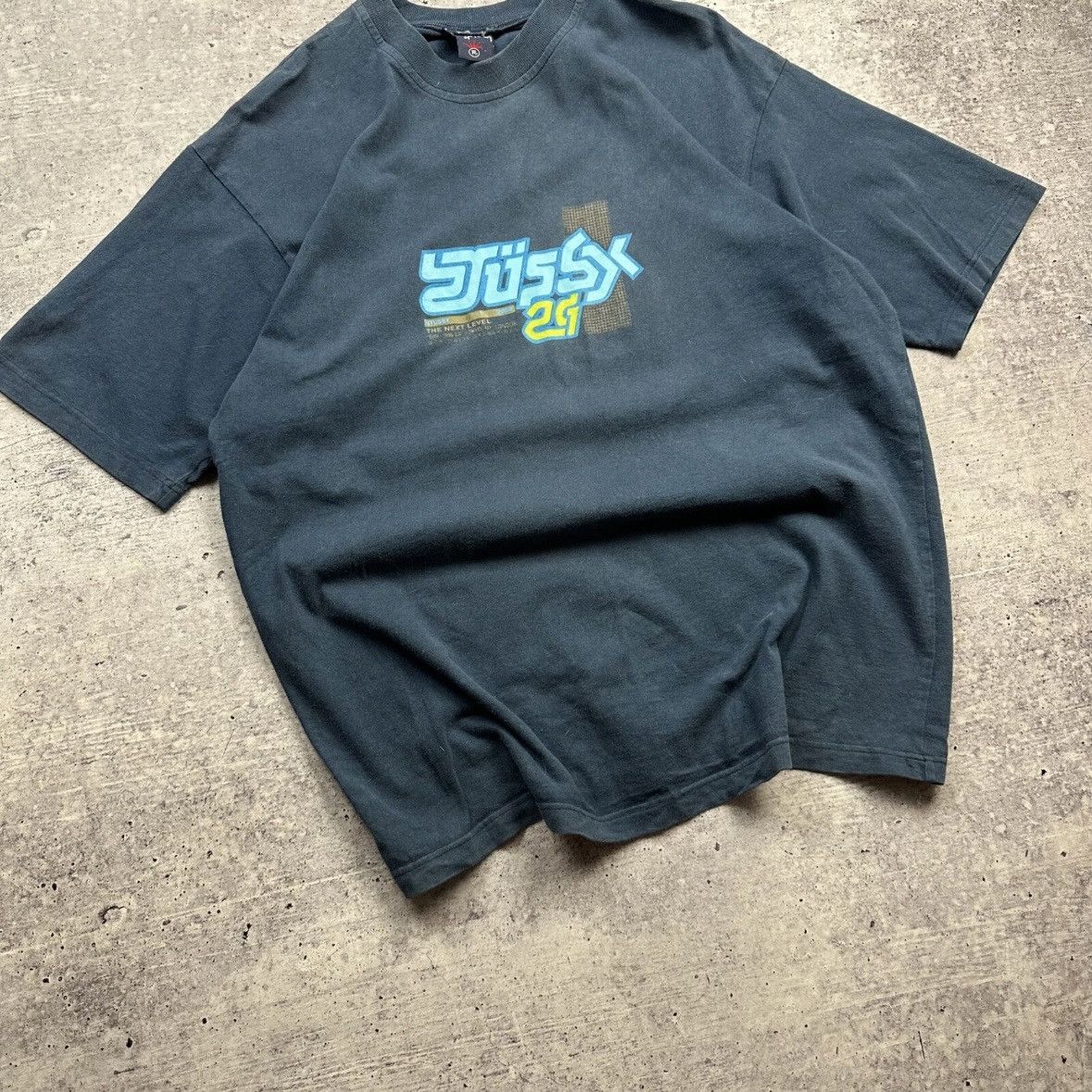 Stussy Vintage 00s Bjork stussy t shirt size Medium Blue Size US M / EU 48-50 / 2 - 6 Thumbnail