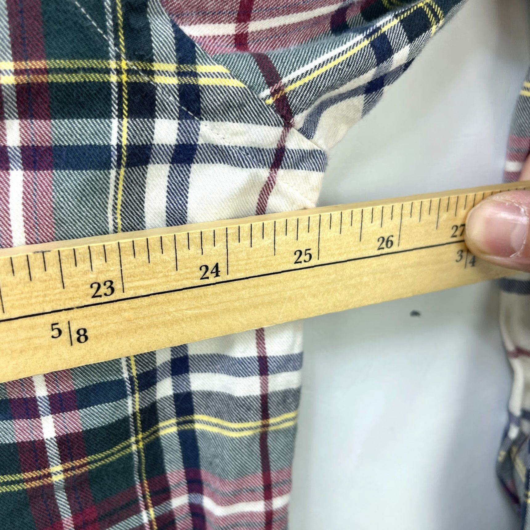 Nautica VINTAGE Nautica Plaid Button-Up Shirt Large Longsleeve Mens L White Size US L / EU 52-54 / 3 - 7 Thumbnail