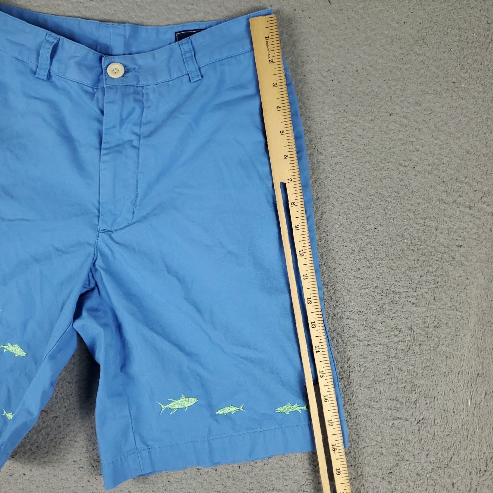 Vineyard Vines VINTAGE Vineyard Vines Shorts Mens Size 28 Casual Flat Front Chino Blue 90s Sport Size US 28 / EU 44 - 5 Thumbnail