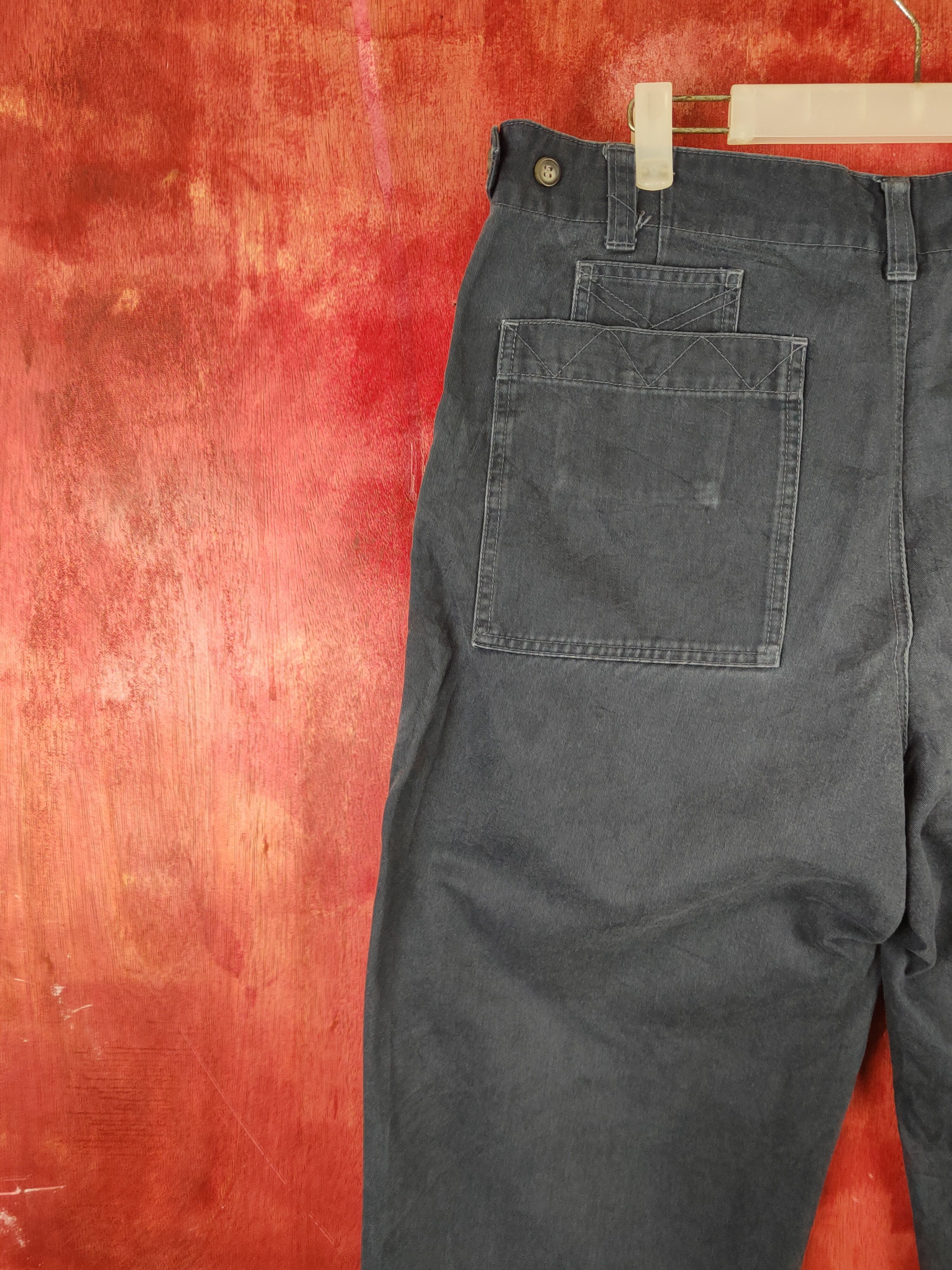 Japanese Brand Sina Cova Lupe di Mare Blue Multipocket Casual Pants #S1725 Size US 36 / EU 52 - 8 Thumbnail