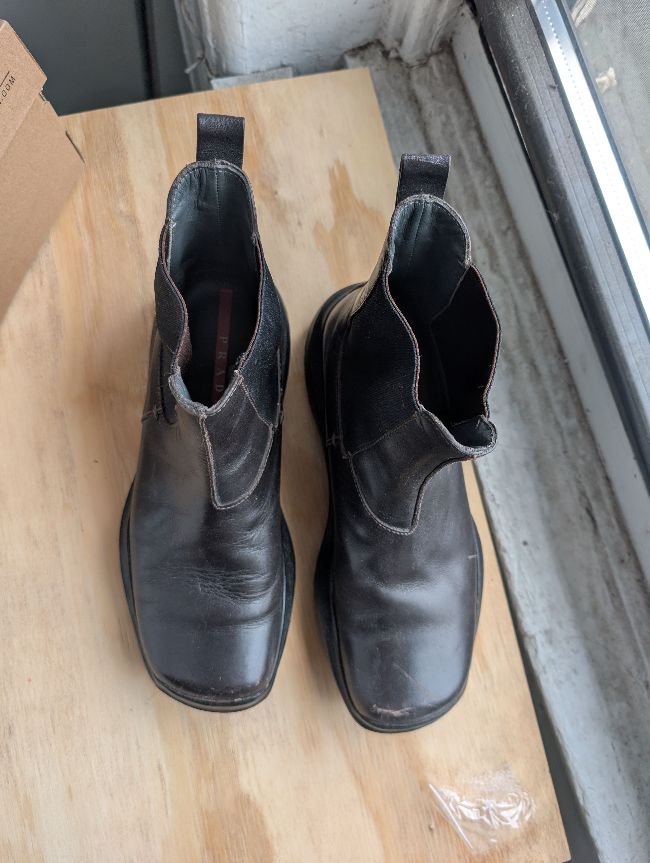 Prada Prada Linea Rossa Dark Brown Leather Boots FW 1999 Size US 8 / EU 41 - 3 Thumbnail