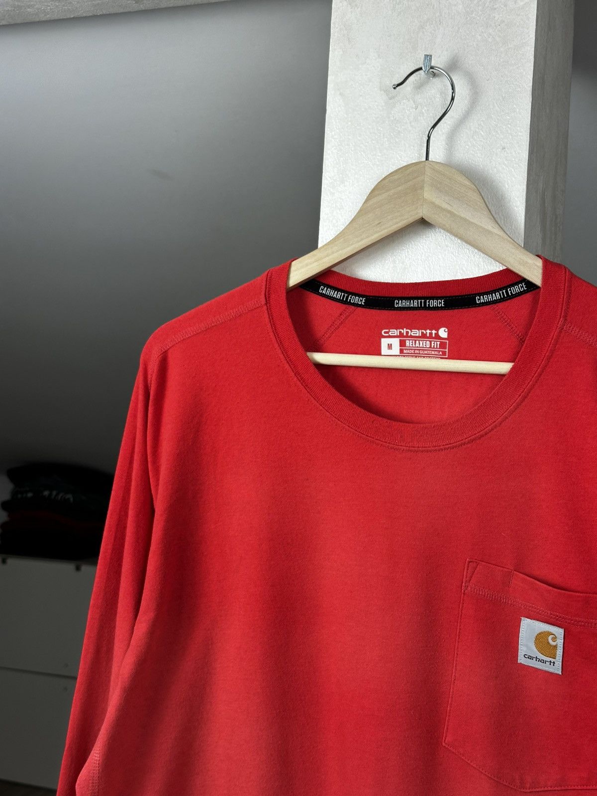 Carhartt Vintage Carhartt Force Red Tee Skater Size US M / EU 48-50 / 2 - 2 Thumbnail