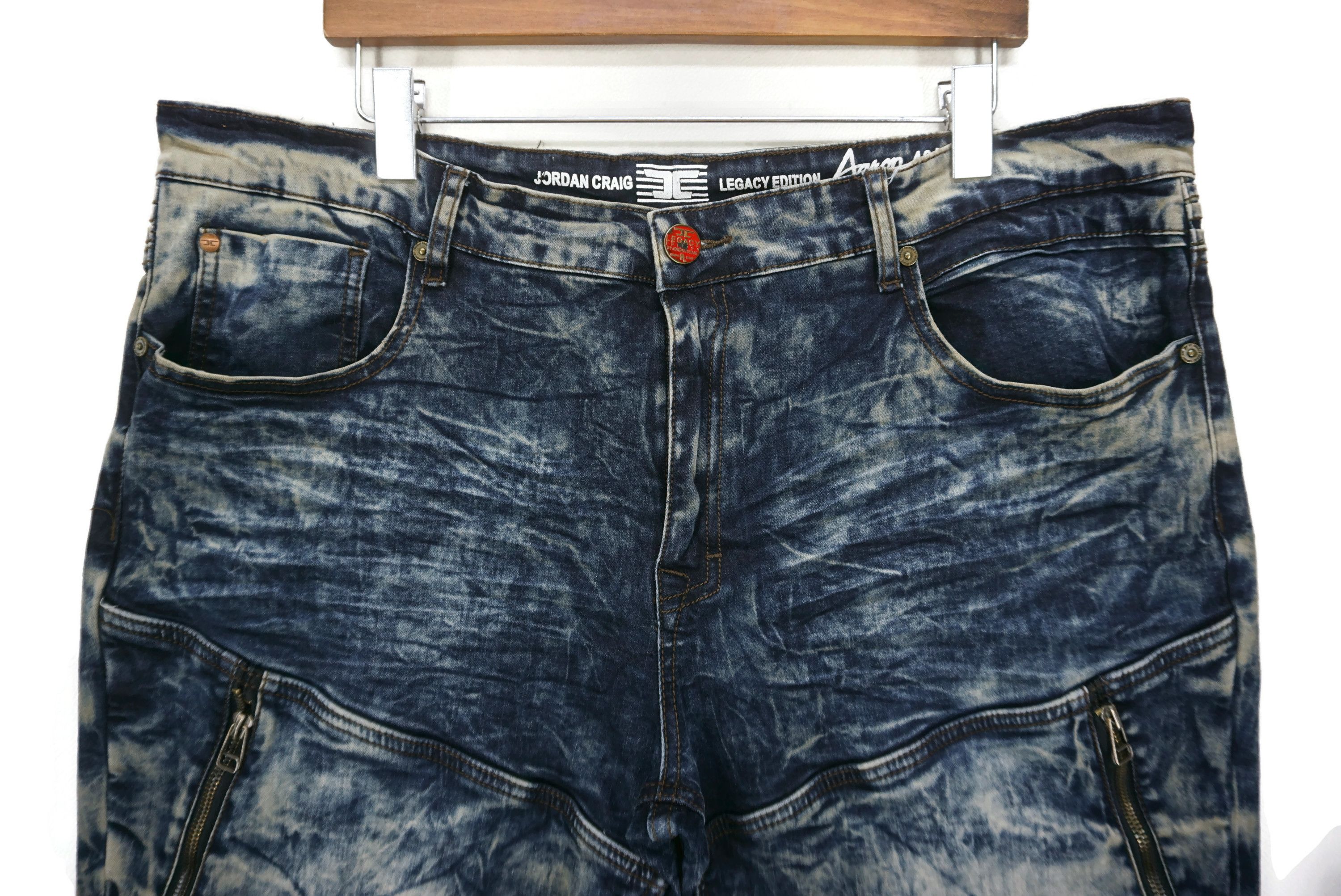 Jordan Craig Legacy Edition Jeans W41xL32 Artisan Series Acid Wash Denim Size US 40 / EU 56 - 3 Thumbnail
