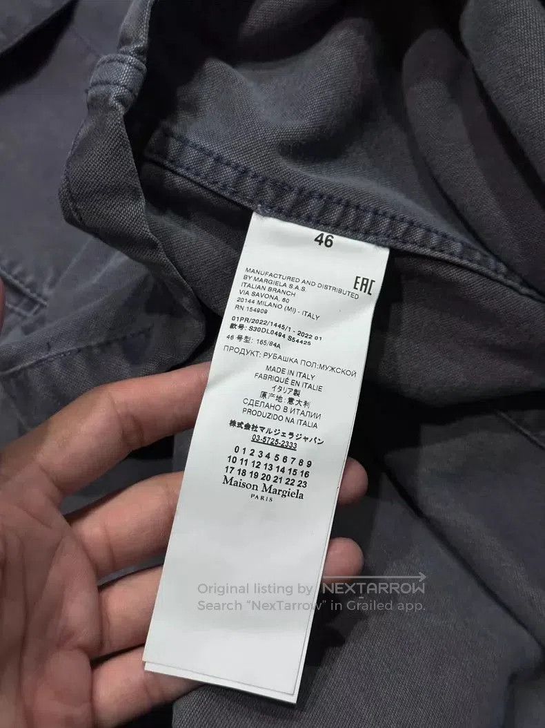 Maison Margiela Maison Margiela Long Sleeve Denim Sweatshirt. Size US L / EU 52-54 / 3 - 6 Thumbnail