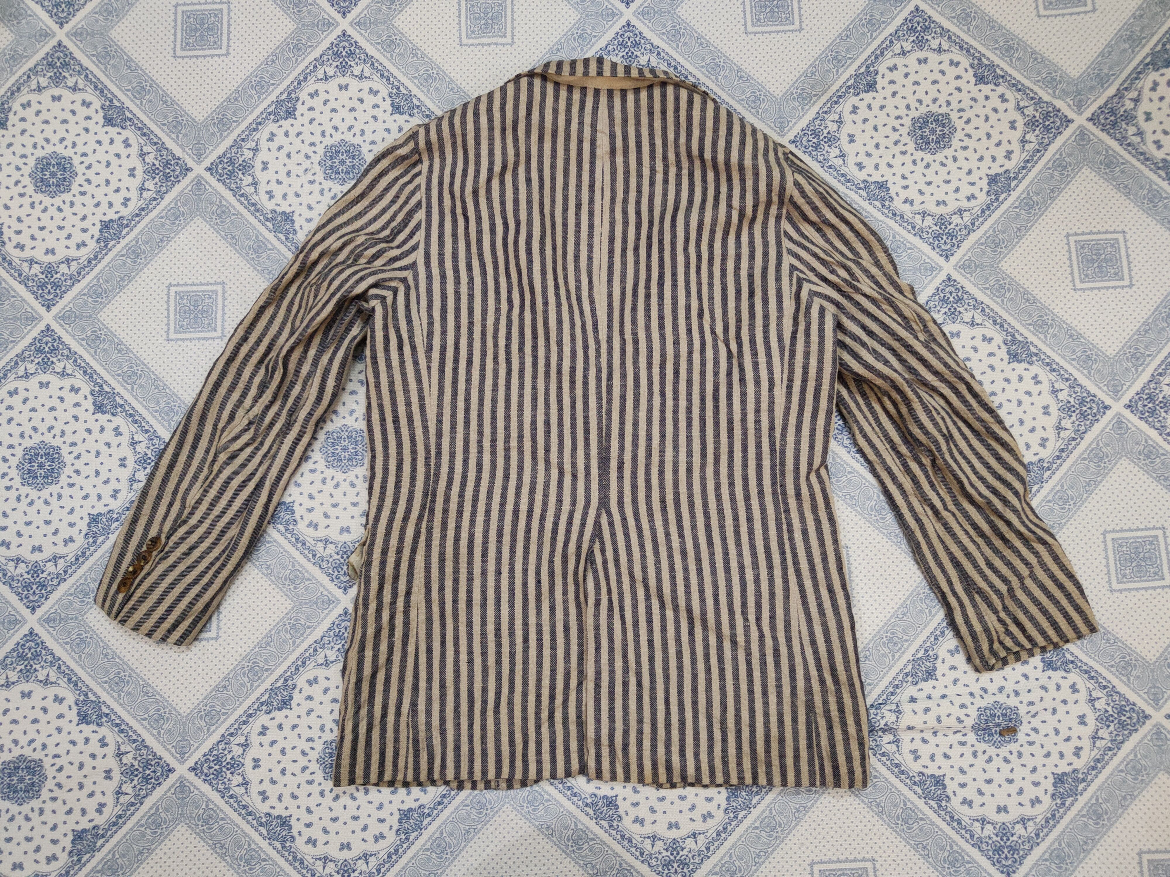 Polo Ralph Lauren Polo Ralph Lauren Canvas Stripe Blazer Size 40S - 6 Thumbnail