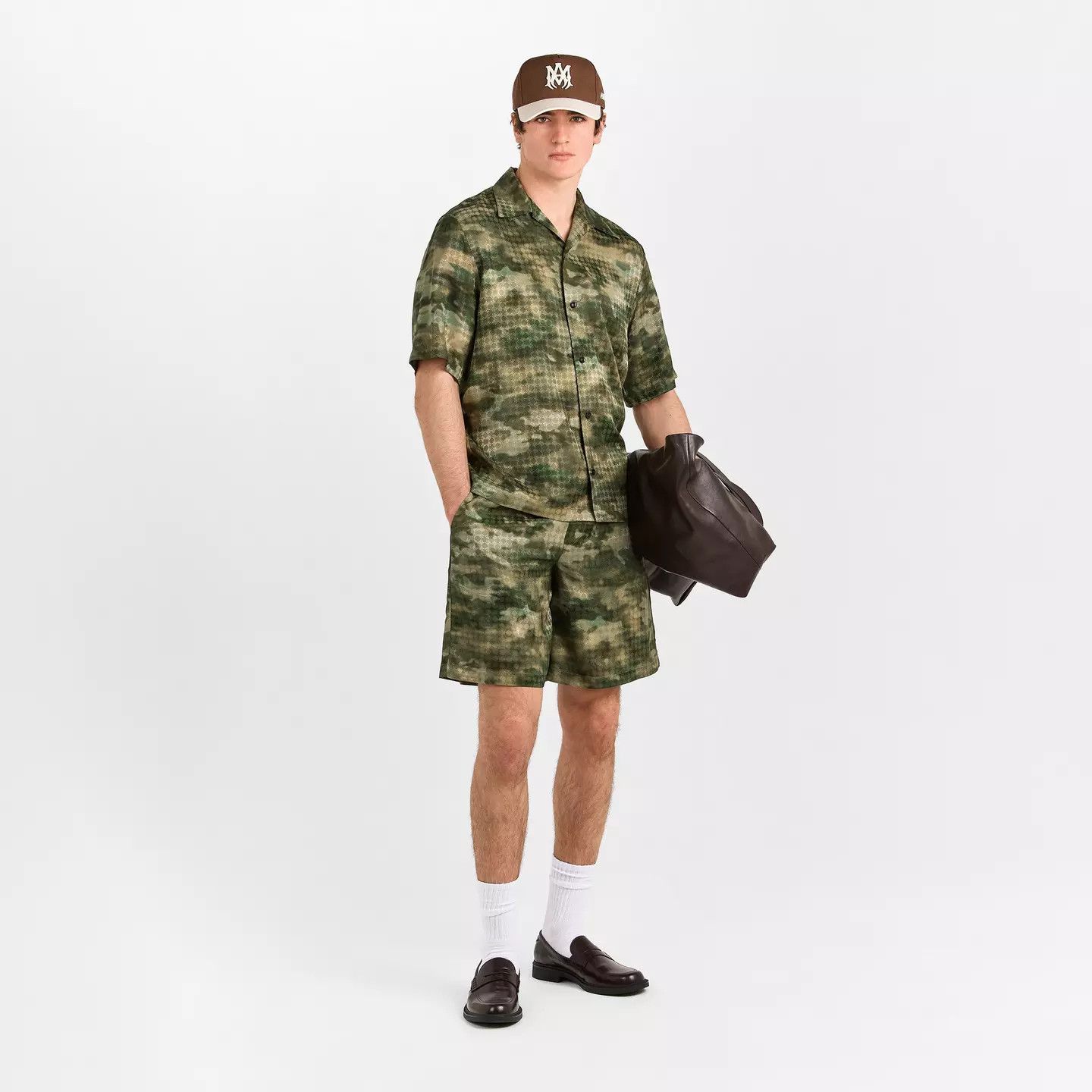 Amiri o1g2r1mq0426 MA Camo Woven Tracksuit Shorts in Camo Size US 34 / EU 50 - 6 Thumbnail