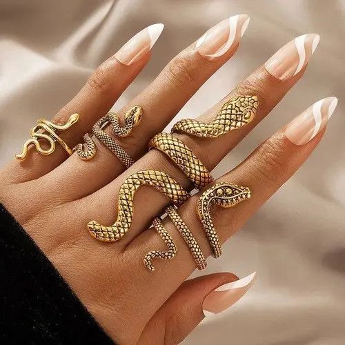 Japanese Brand × Vintage Vintage Long Snake Ring Size ONE SIZE - 1 Thumbnail