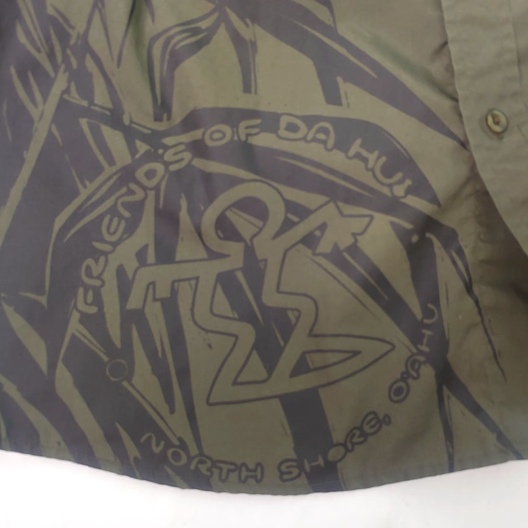 Olive Da Hui Hawaii Shirt Long Sleeve M Olive Button-Up Collar Casual Travel Size US M / EU 48-50 / 2 - 7 Thumbnail