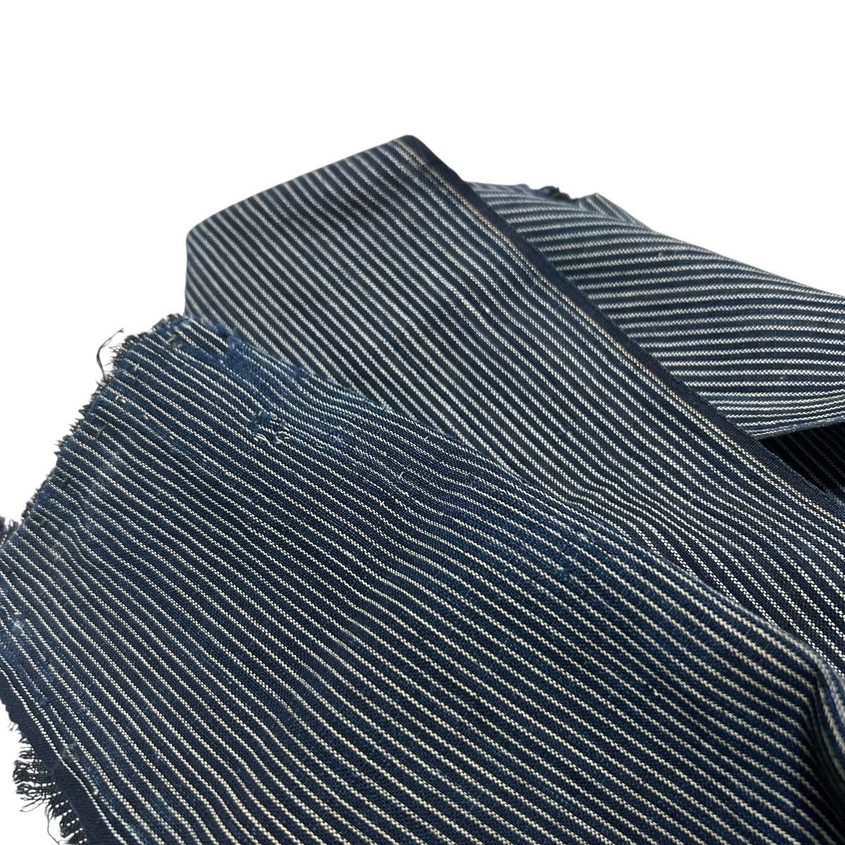 Japanese Brand 321 1930s BORO Japanese Indigo Fabric Vintage Cloth Kimono Size ONE SIZE - 16 Thumbnail