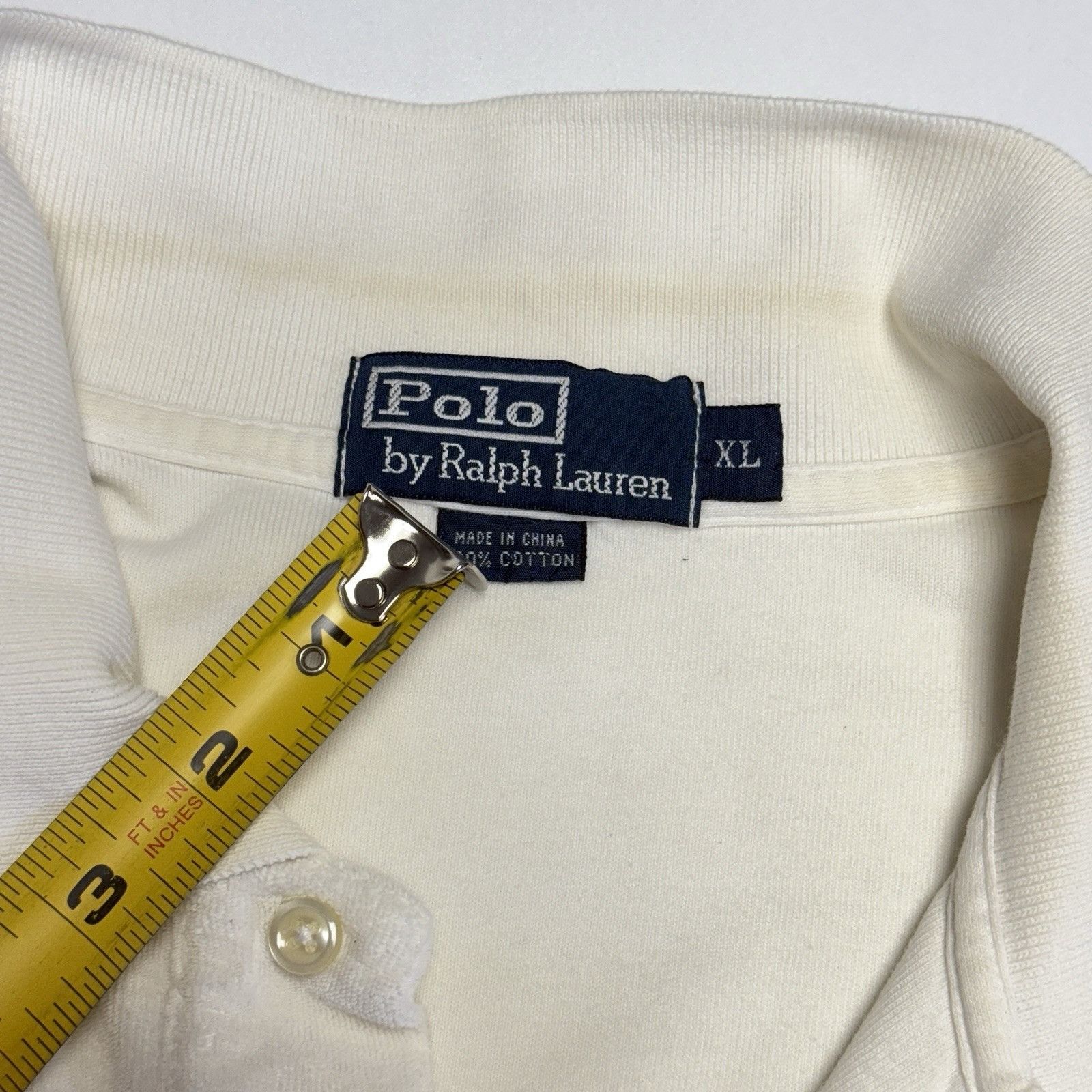 Polo Ralph Lauren Ralph Lauren Polo Terry Cloth Shirt Mens XL 25x28 White Shor Size US XL / EU 56 / 4 - 16 Thumbnail