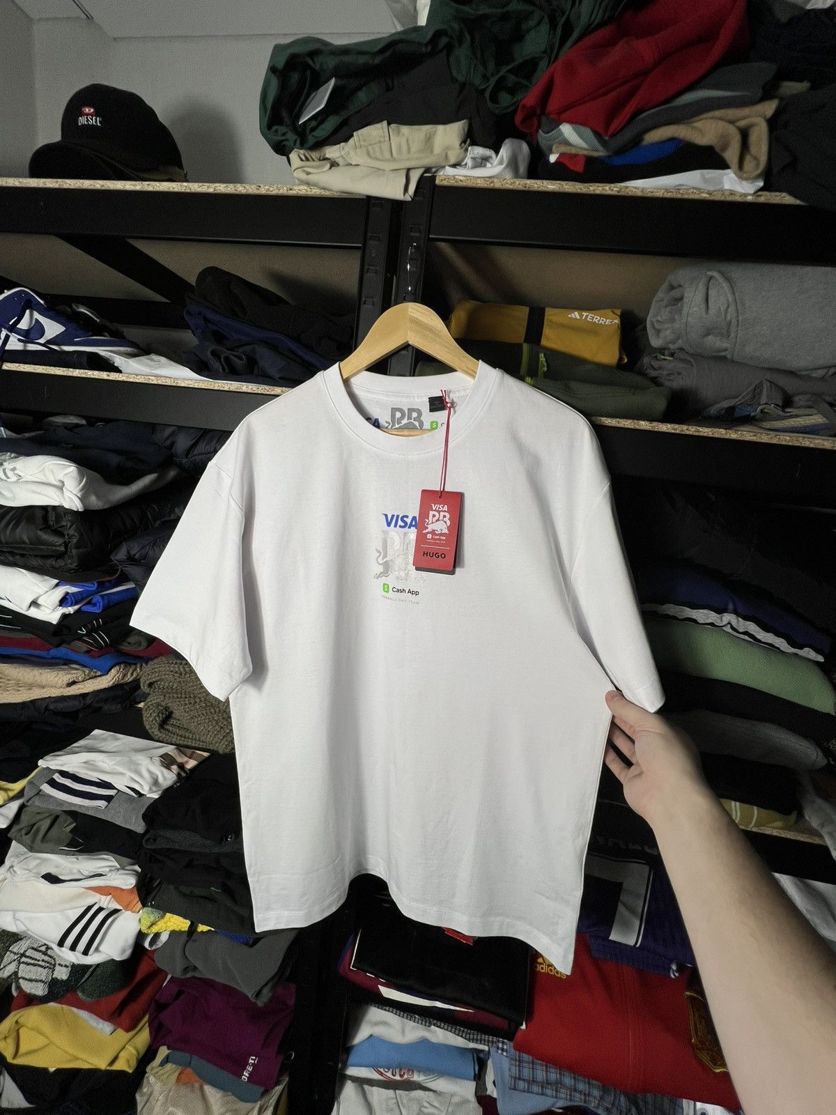 Hugo HUGO Red Bull Racing F1 Oversized T-Shirt Visa Cash App Y2K Size US S / EU 44-46 / 1 - 8 Thumbnail