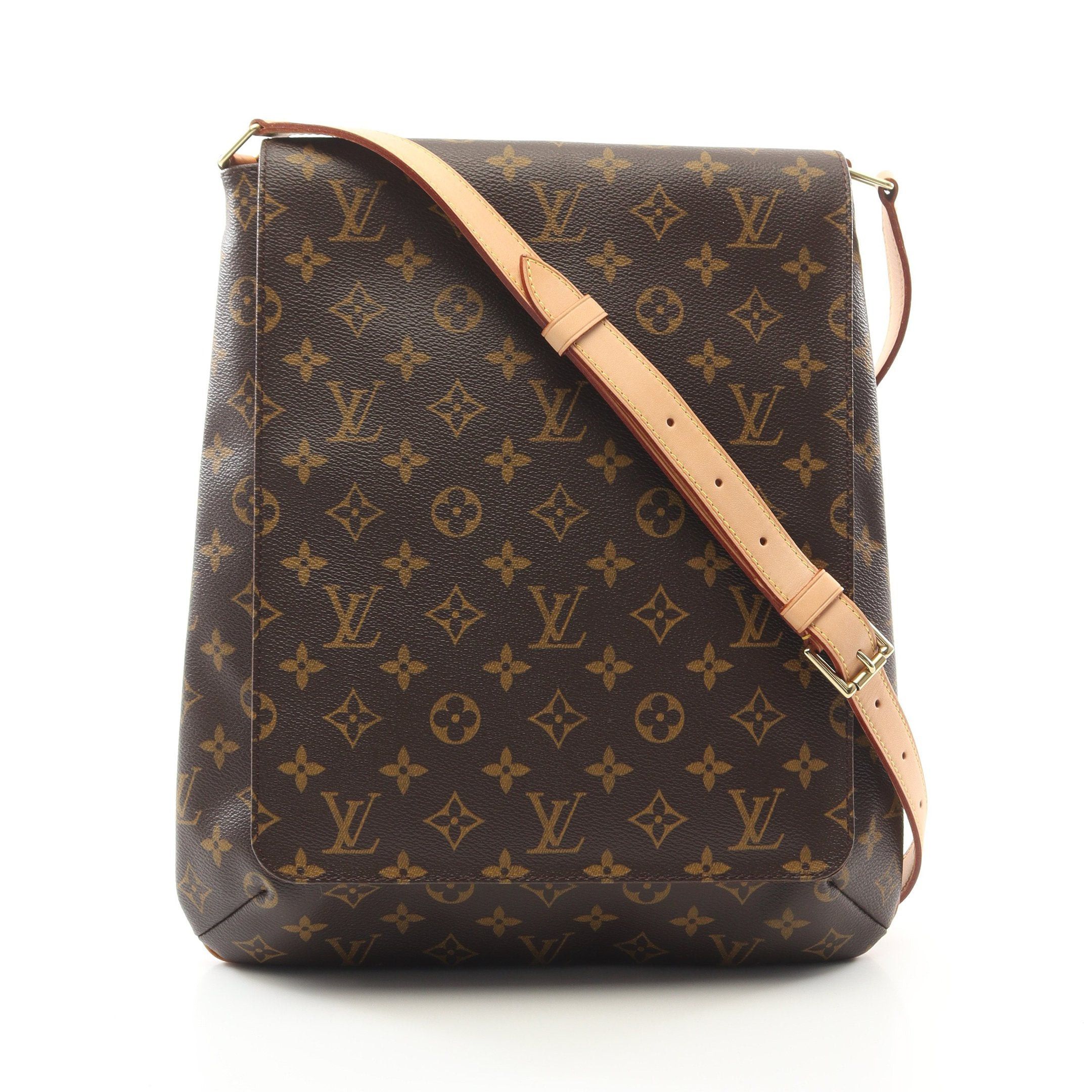 Louis Vuitton Louis Vuitton Musette Monogram Shoulder Bag Leather Brown Size ONE SIZE - 1 Thumbnail