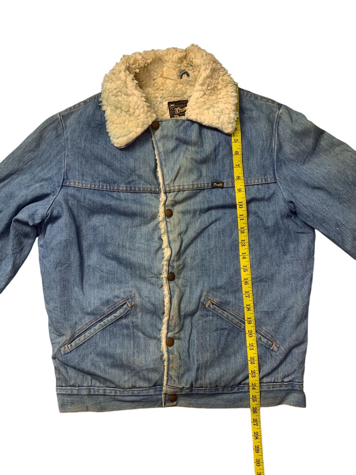 Wrangler Rare Design Vintage Wrangler Sherpa Denim Jackets Size US M / EU 48-50 / 2 - 10 Thumbnail