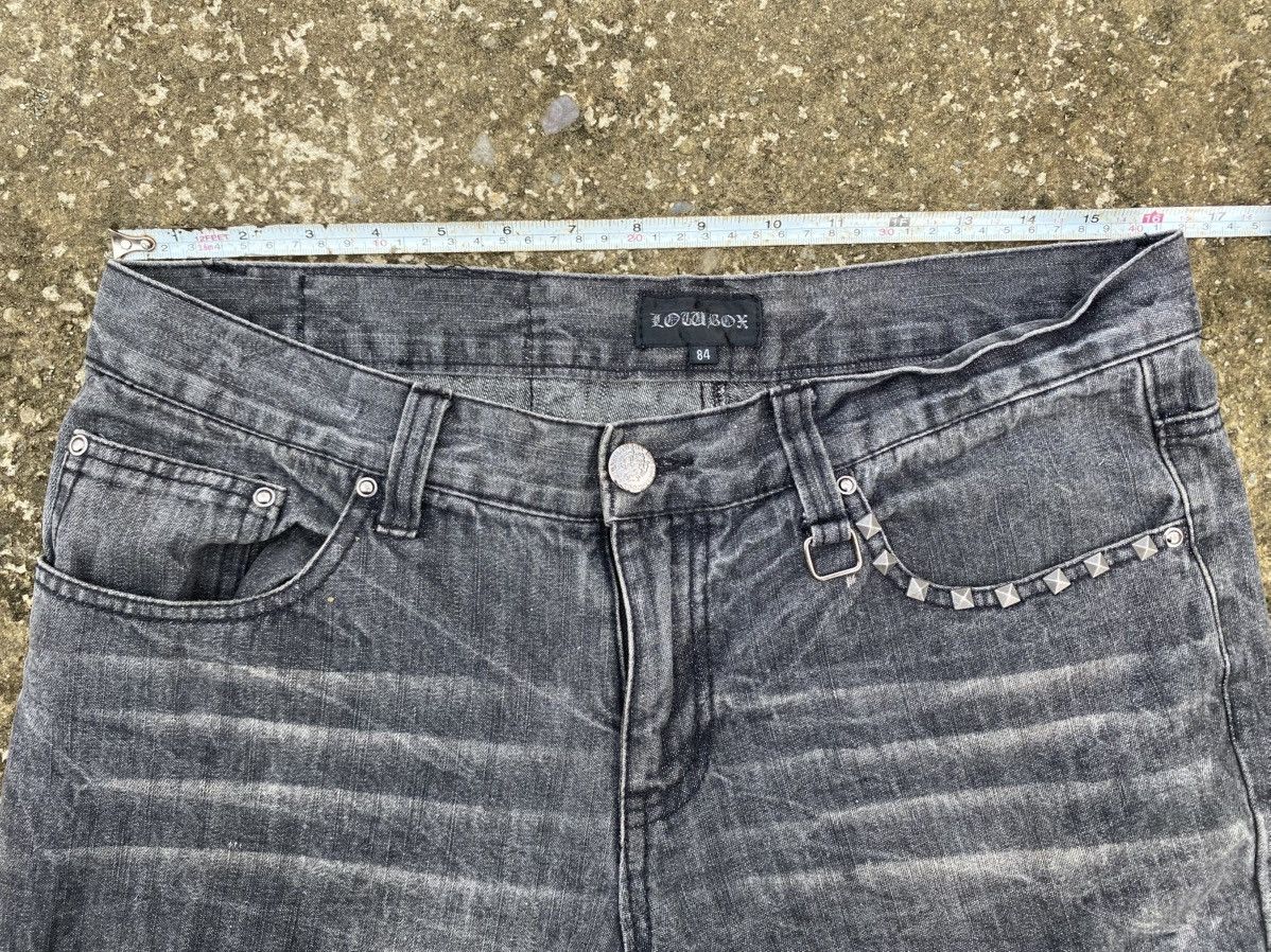 LOWBOX LOWBOX Washed Black Bootcut Jeans Size US 32 / EU 48 - 10 Thumbnail