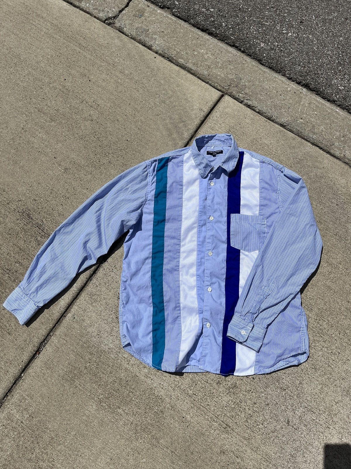 Comme des Garcons Comme Des Garcons SS20 Striped Shirt (unisex) Size US M / EU 48-50 / 2 - 3 Thumbnail