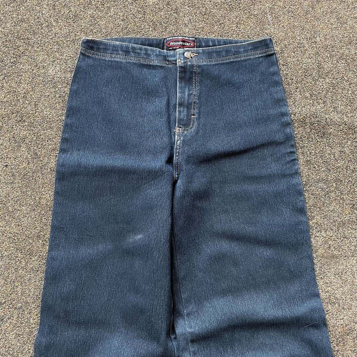 Vintage Vintage Y2K Baggy Wide Leg Faded Jeans Skater Grunge Logo Size 32" / US 10 / IT 46 - 3 Thumbnail