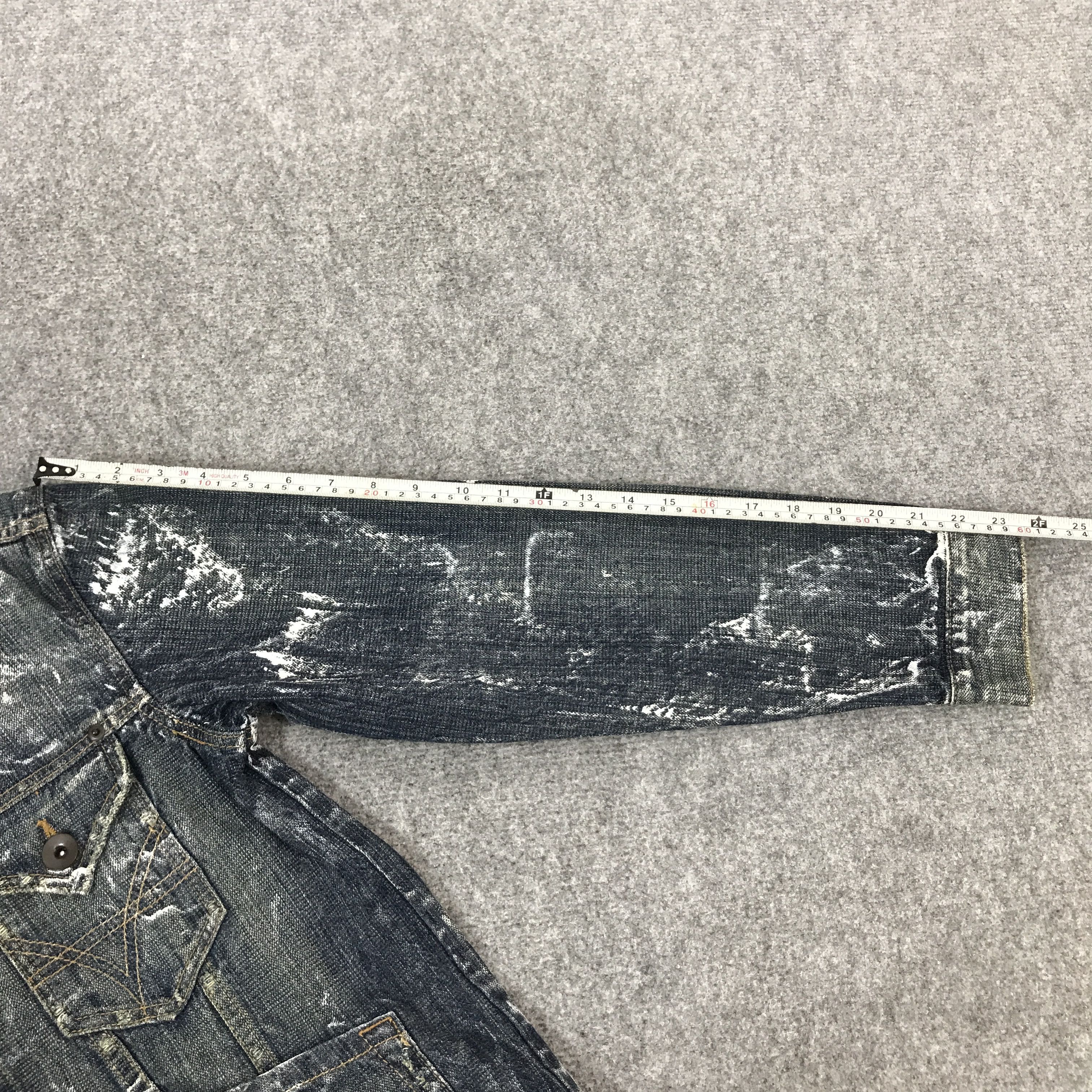 Japanese Brand GOTHIC PUNK BIG SHARK JEANS DENIM JACKET Size US M / EU 48-50 / 2 - 10 Thumbnail