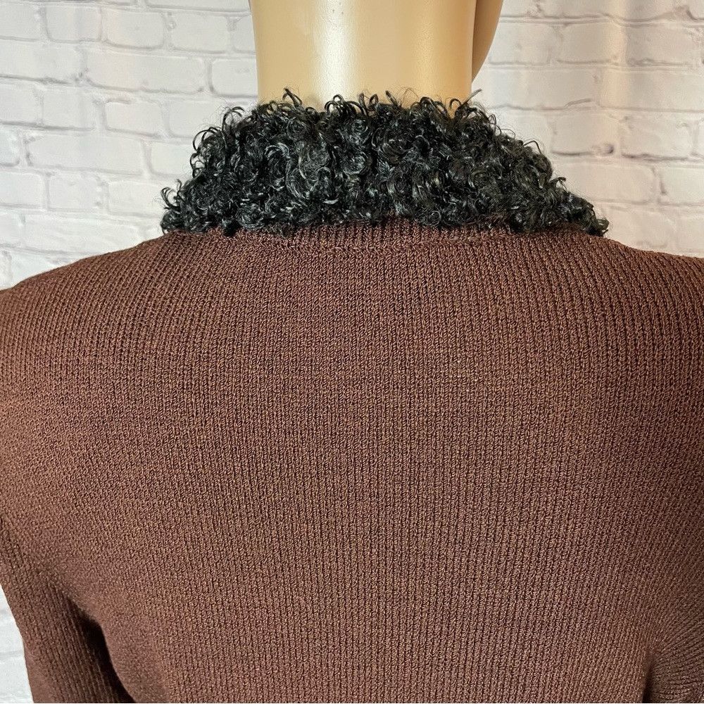 Other New Vintage Jules of Margate Brown Knit Cardigan Jacket Siz Size S / US 4 / IT 40 - 6 Thumbnail