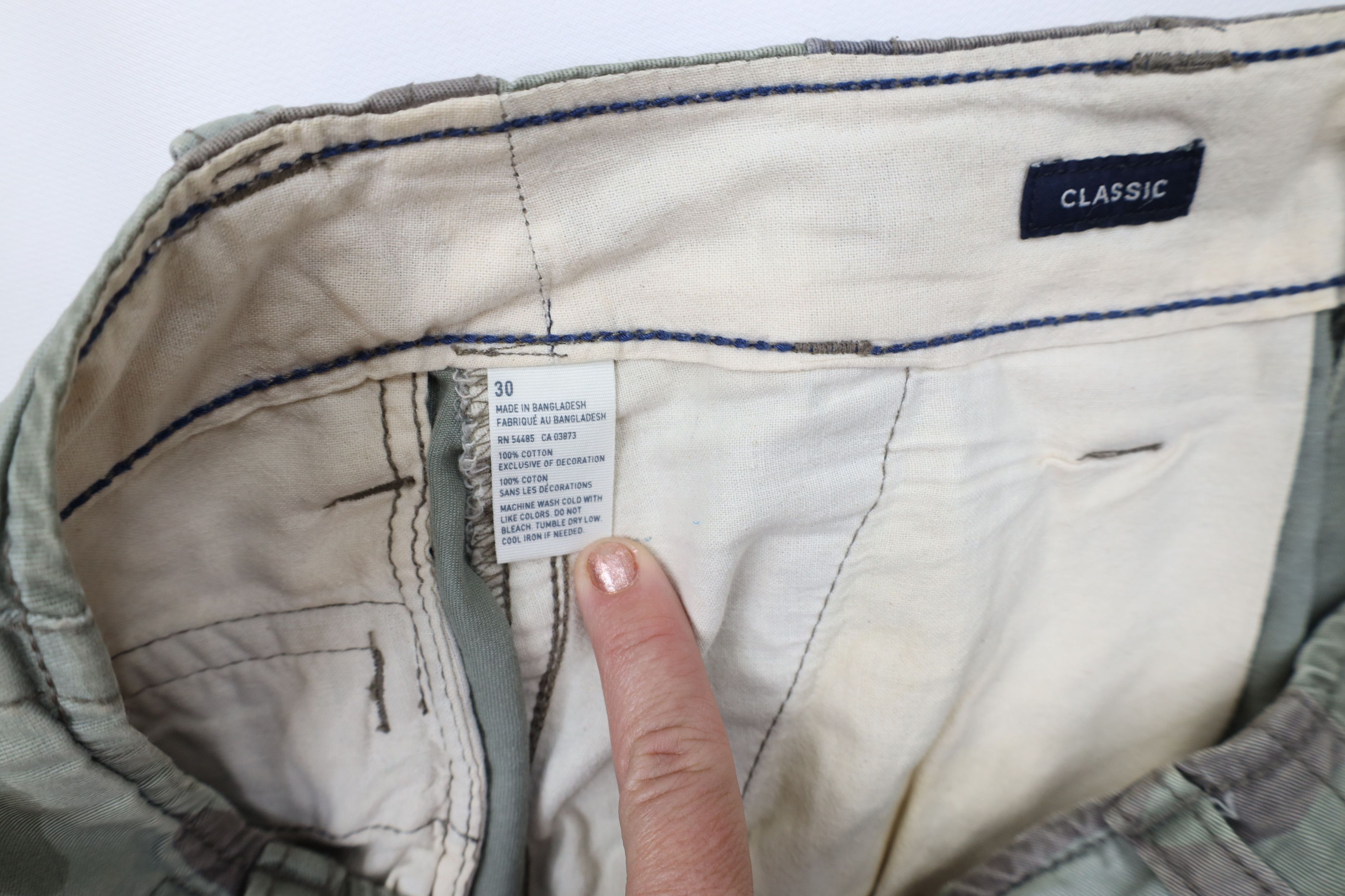 American Eagle Outfitters Vintage Y2K American Eagle Outfitters Camouflage Shorts Size US 30 / EU 46 - 8 Thumbnail