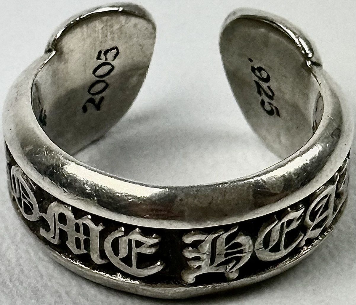 Chrome Hearts Chrome Hearts - Scroll - Label Ring (SIZE 7) Size ONE SIZE - 4 Thumbnail
