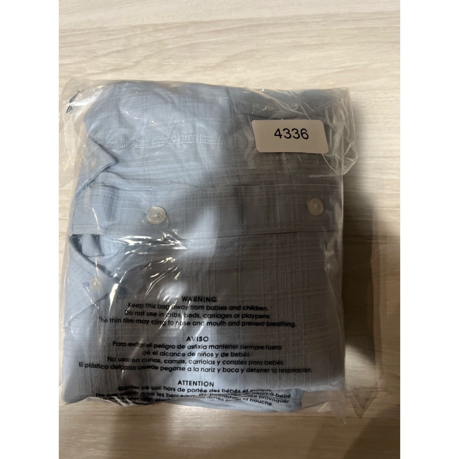 Cody James Cody James Core Shirt Men's XL Button-Up Long Sleeve Blue Casual Check Pattern Knit Cotton-Polyester Size US XL / EU 56 / 4 - 4 Thumbnail