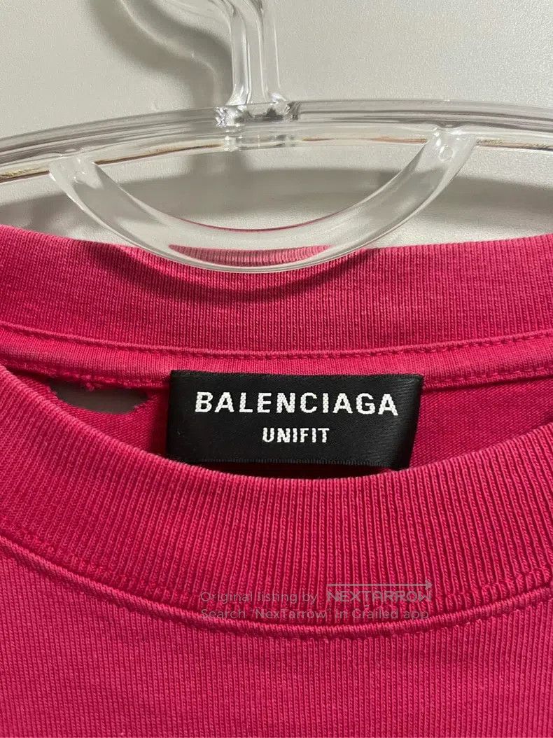 Balenciaga Balenciaga Ripped T-Shirt Size US XS / EU 42 / 0 - 8 Thumbnail