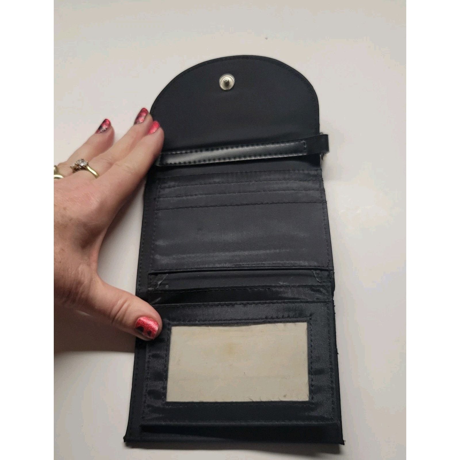 Other Mangano Designer Crossbody Purse Wallet Black Missing Strap Size ONE SIZE - 3 Thumbnail