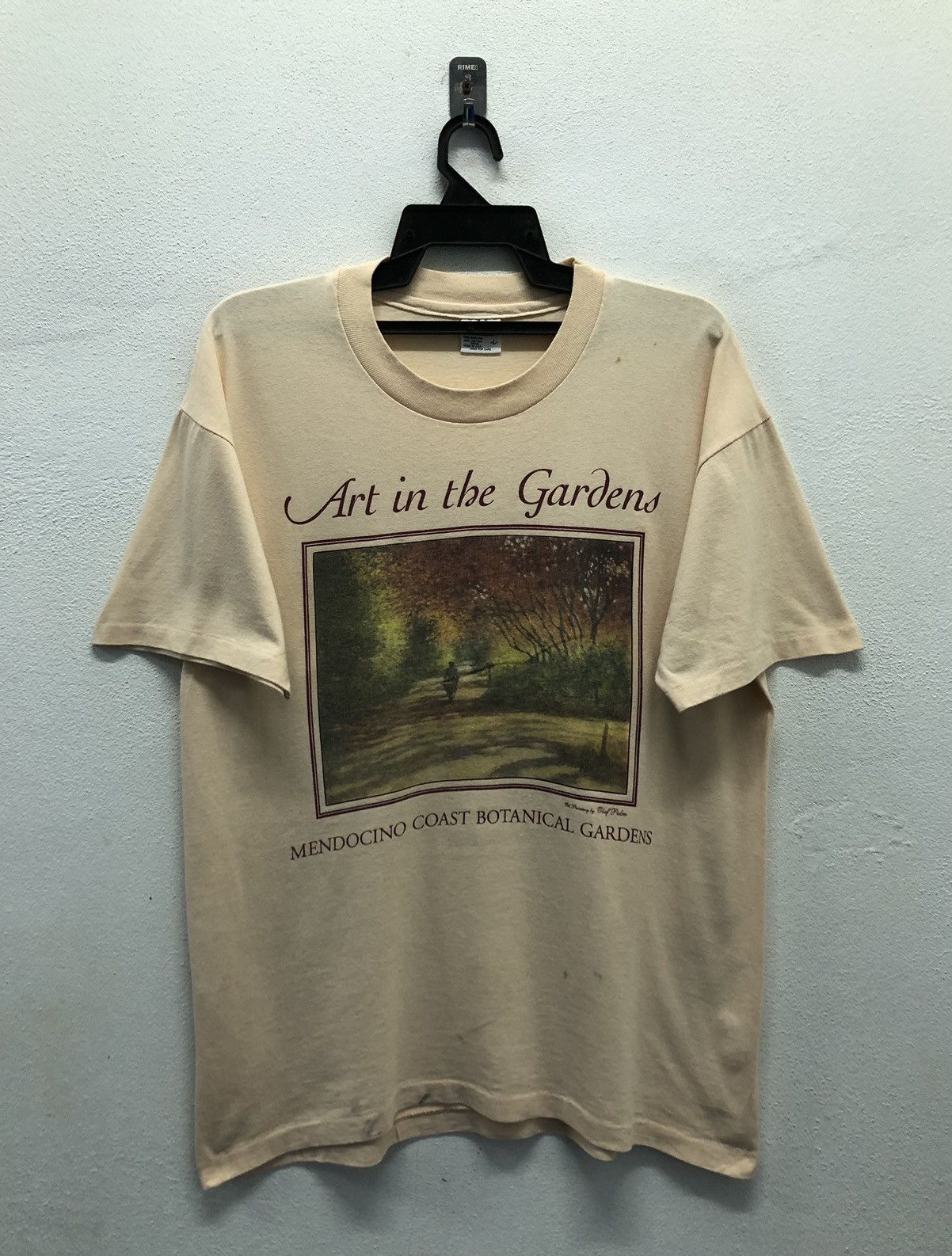 vintage Art In The Gardens Oil Painting By Olaf Palm TShirt