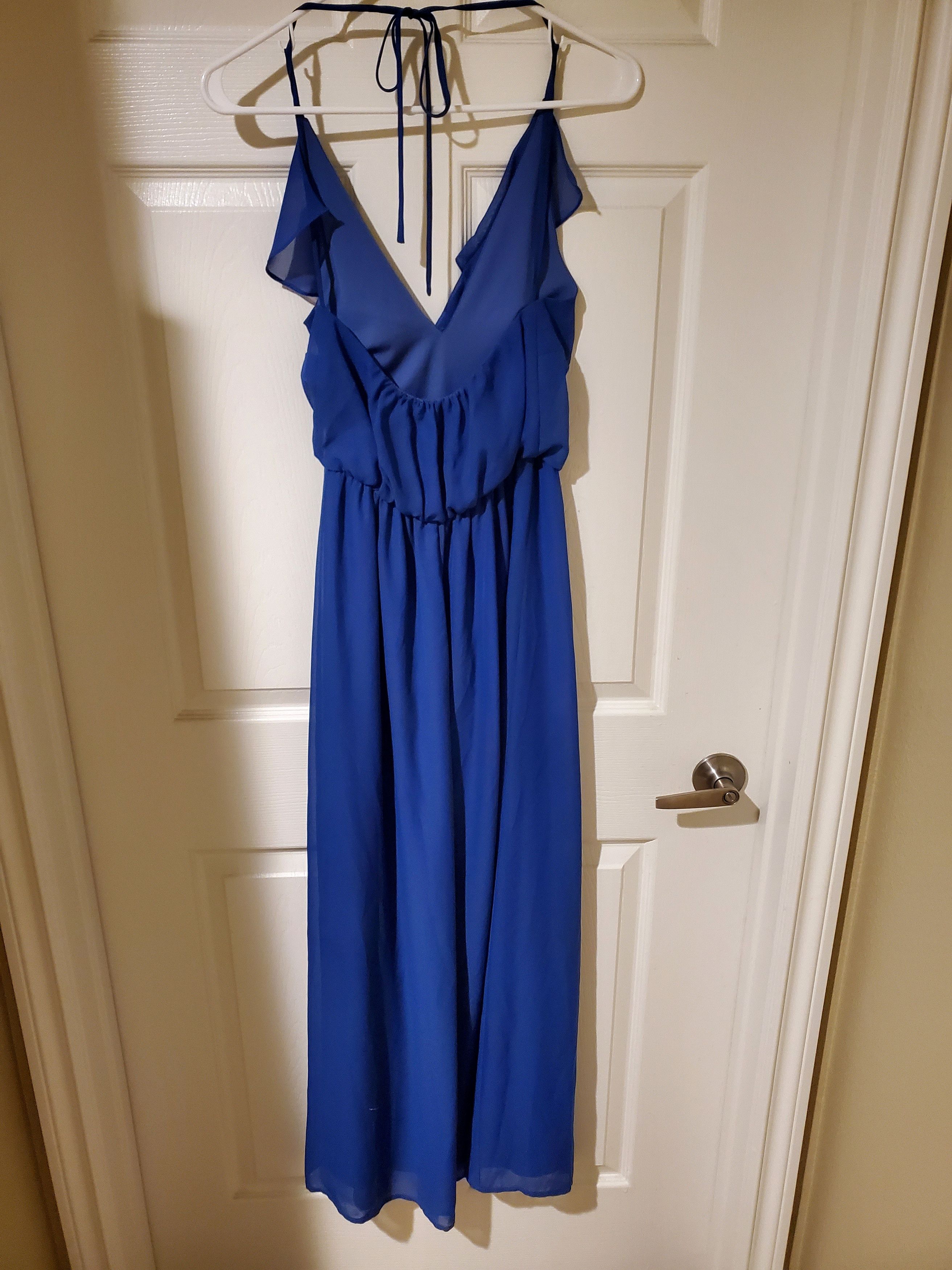 Other Nouvelle Amsale Royal Blue Maxi Dress (Size XS) Size XS / US 0-2 / IT 36-38 - 3 Thumbnail