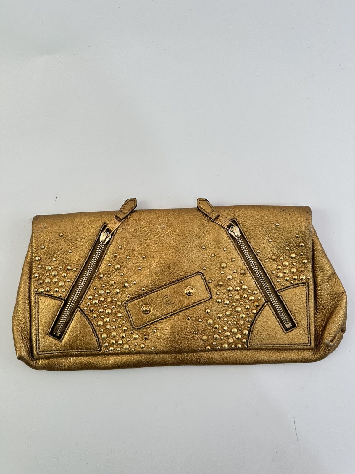 Alexander McQueen ALEXANDER MCQUEEN Leather Faithful Glove Clutch RARE! Size ONE SIZE - 3 Thumbnail